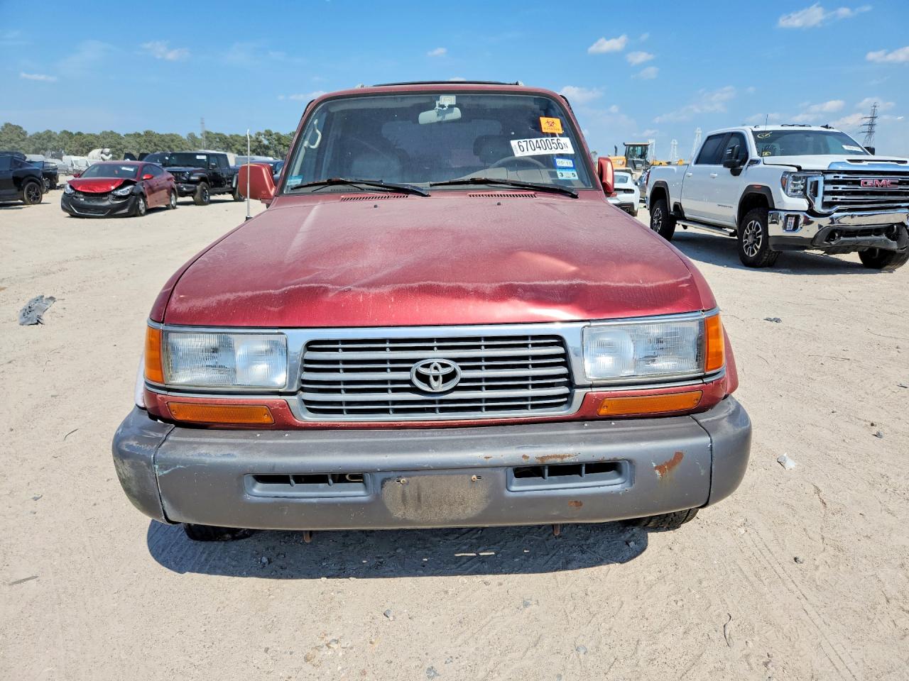 1995 Toyota Land Cruiser Dj81 Бордовый vin: JT3DJ81W7S0104363