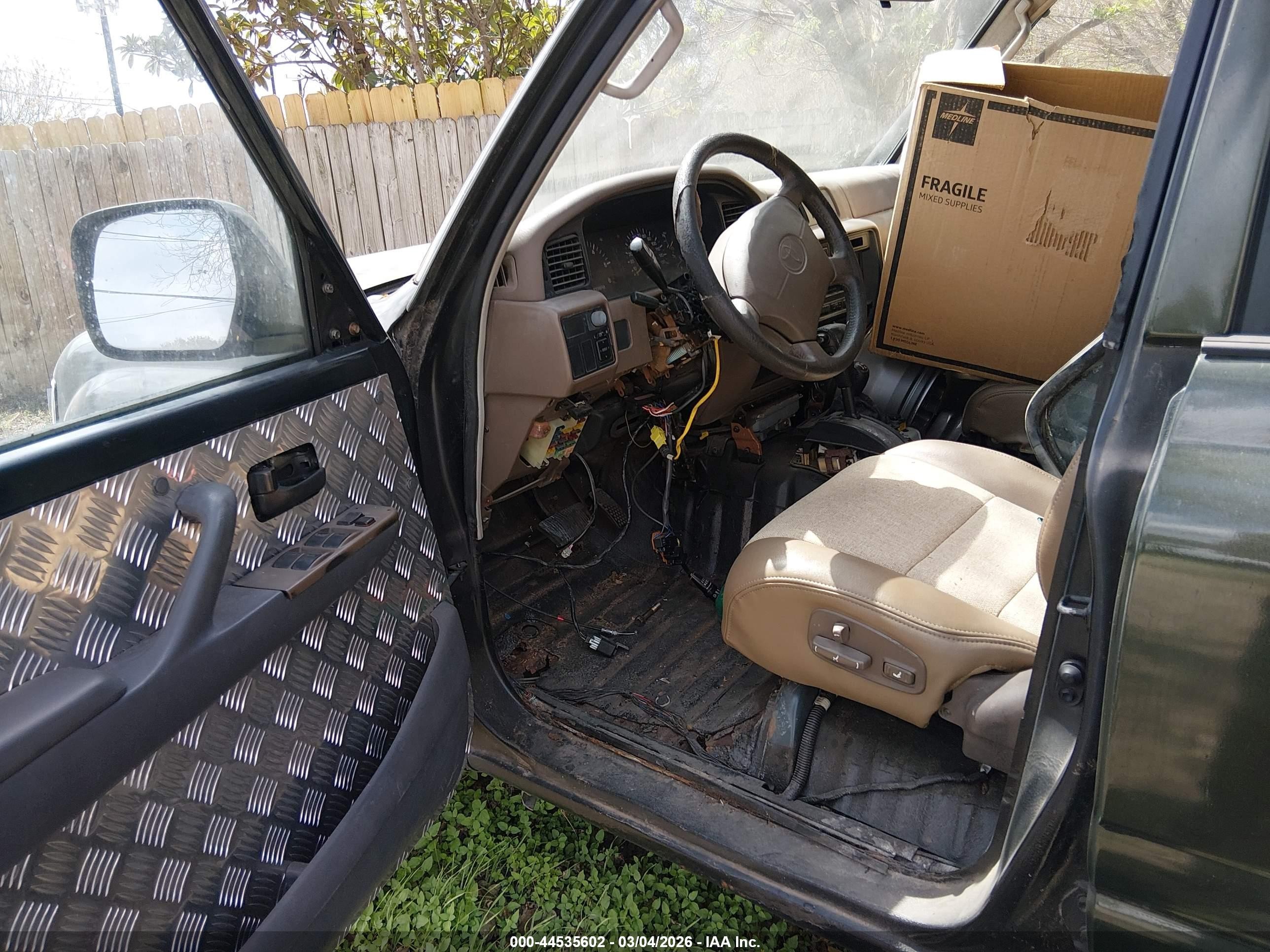 1995 Toyota Land Cruiser Dj81 Green vin: JT3DJ81W7S0111278