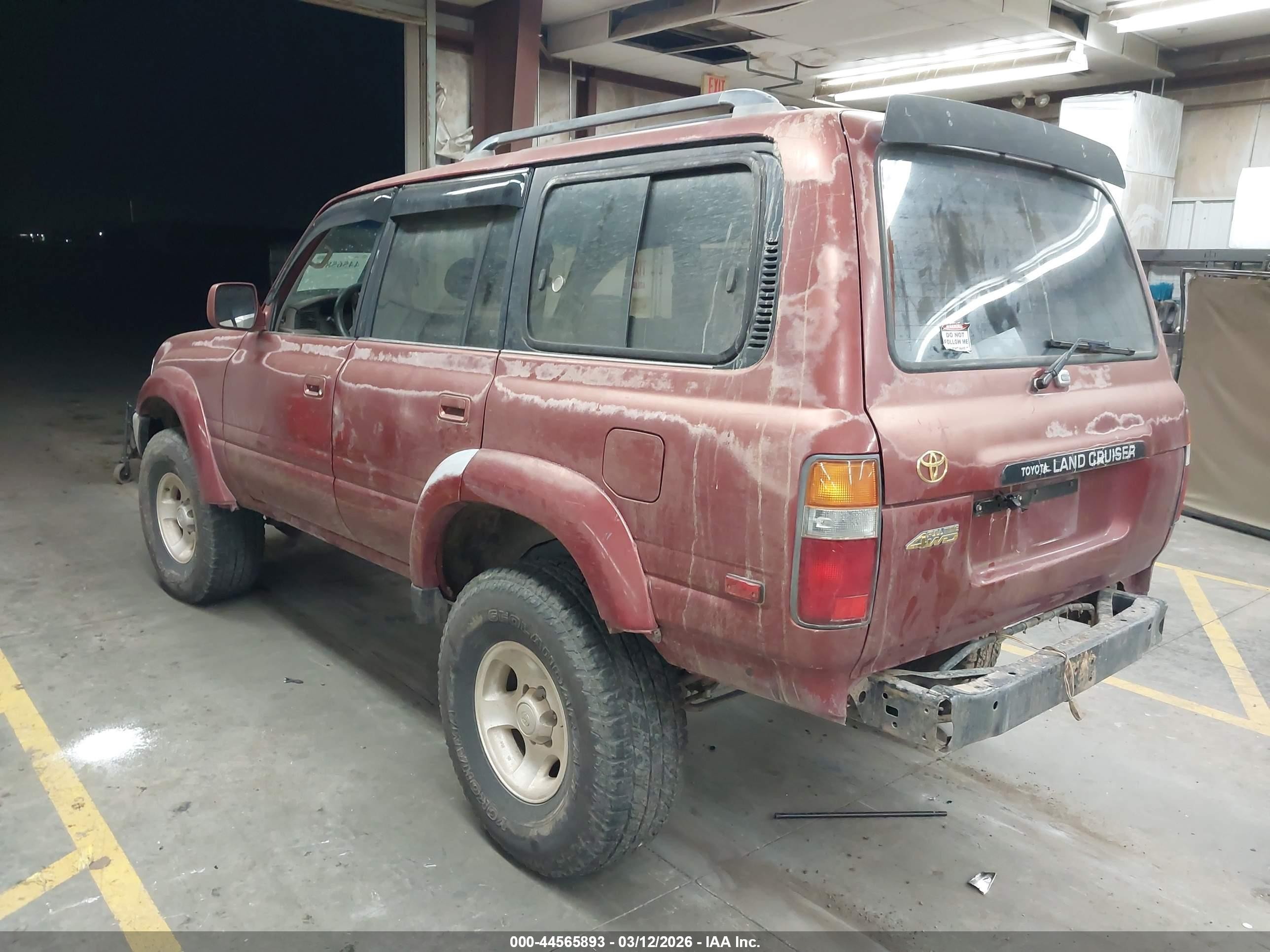 1995 Toyota Land Cruiser Dj81 Red vin: JT3DJ81W7S0112687