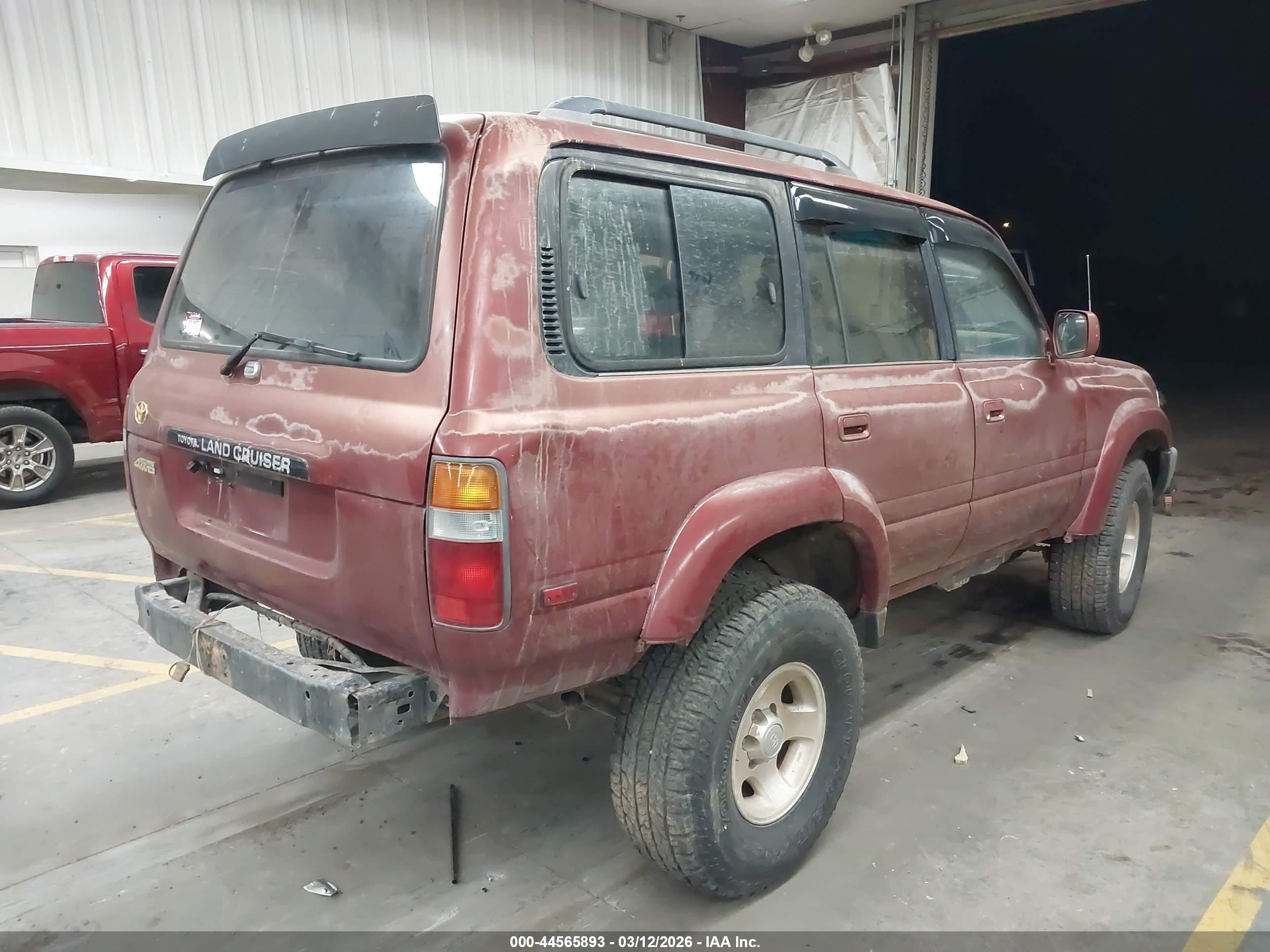 1995 Toyota Land Cruiser Dj81 Red vin: JT3DJ81W7S0112687