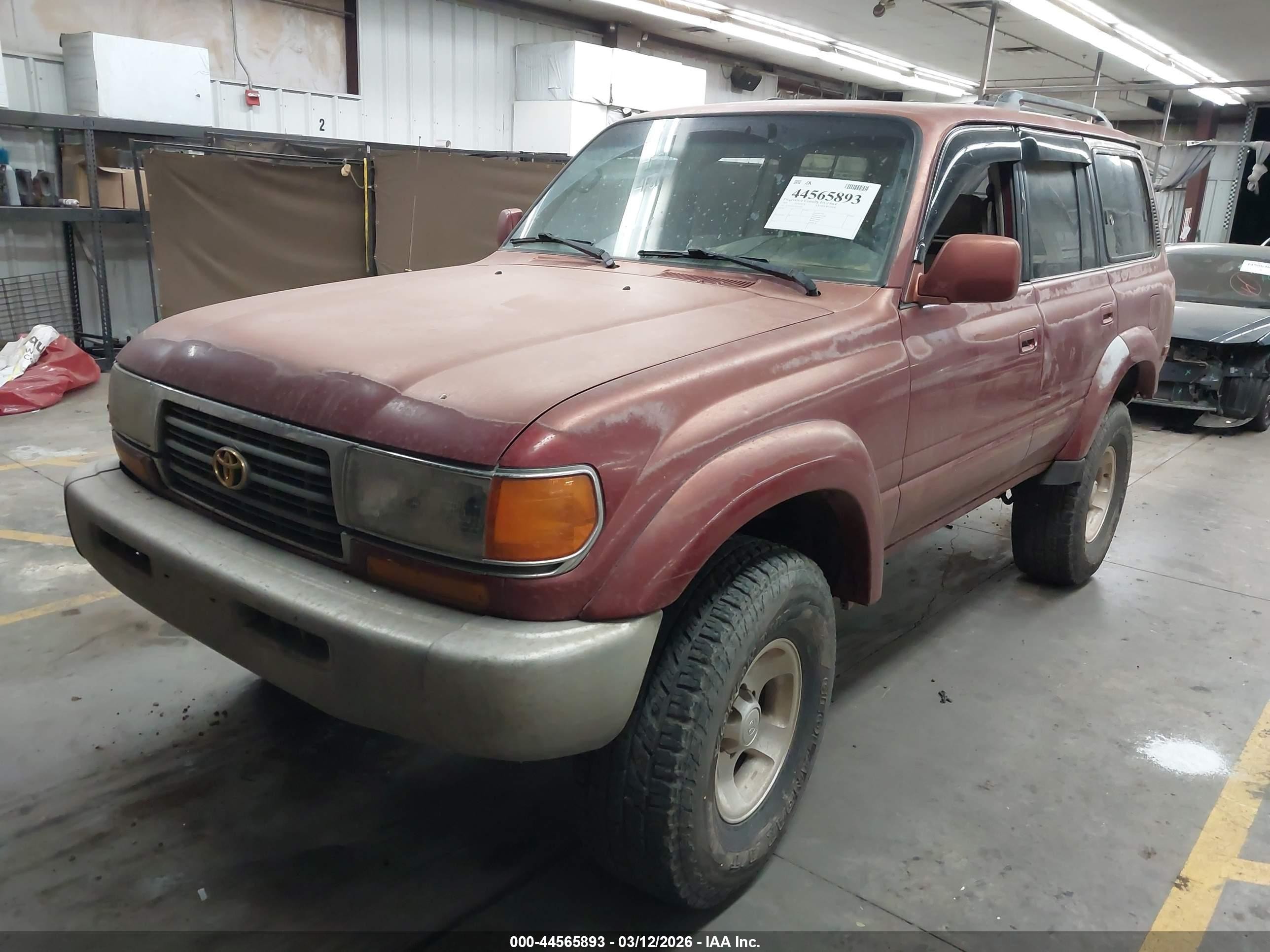 1995 Toyota Land Cruiser Dj81 Red vin: JT3DJ81W7S0112687