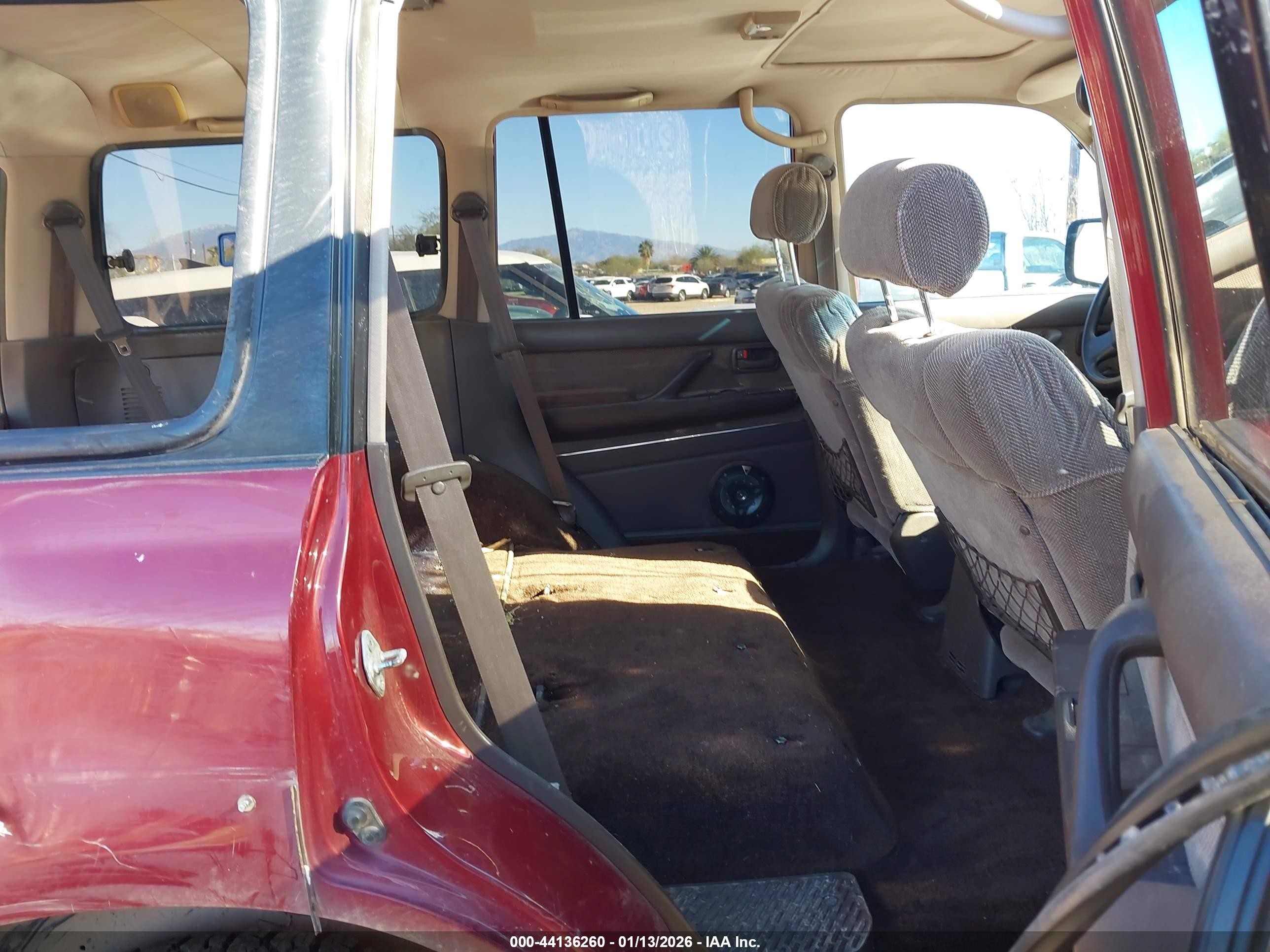1995 Toyota Land Cruiser Dj81 Red vin: JT3DJ81W8R0093013