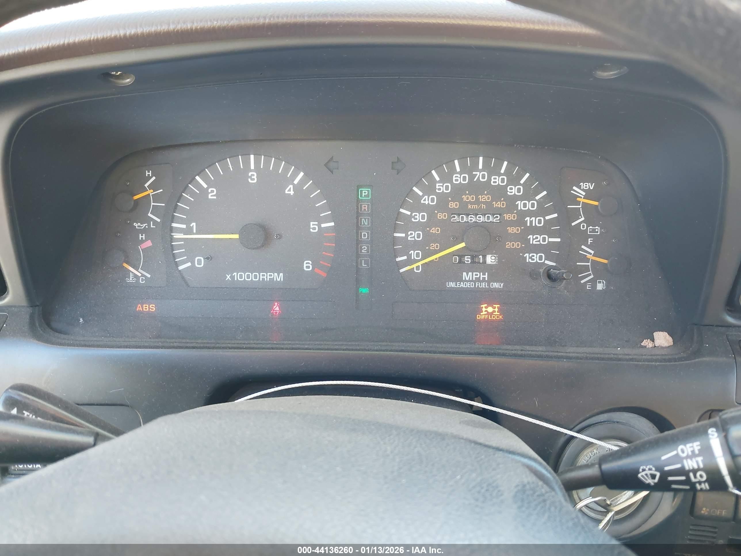 1995 Toyota Land Cruiser Dj81 Red vin: JT3DJ81W8R0093013