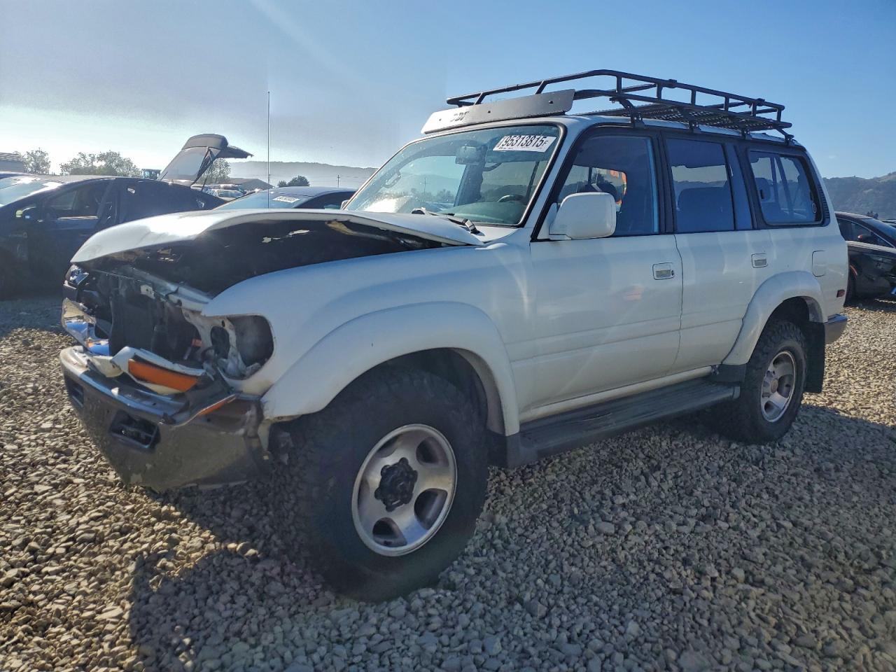 1994 Toyota Land Cruiser Dj81 White vin: JT3DJ81W9R0092470