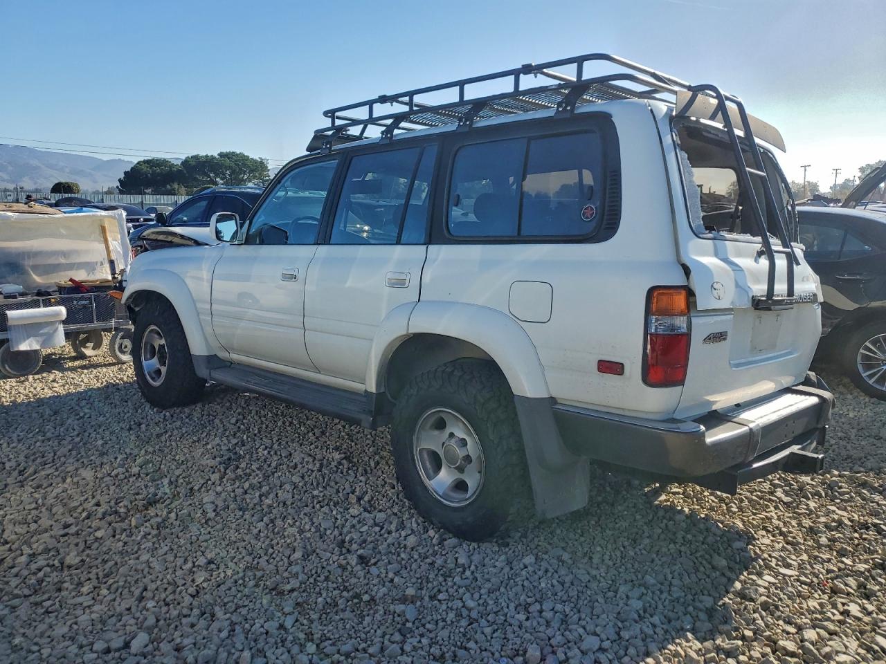1994 Toyota Land Cruiser Dj81 White vin: JT3DJ81W9R0092470