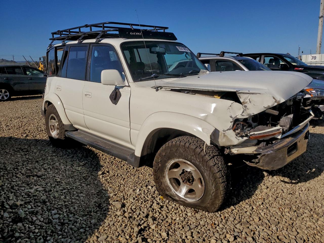 1994 Toyota Land Cruiser Dj81 White vin: JT3DJ81W9R0092470