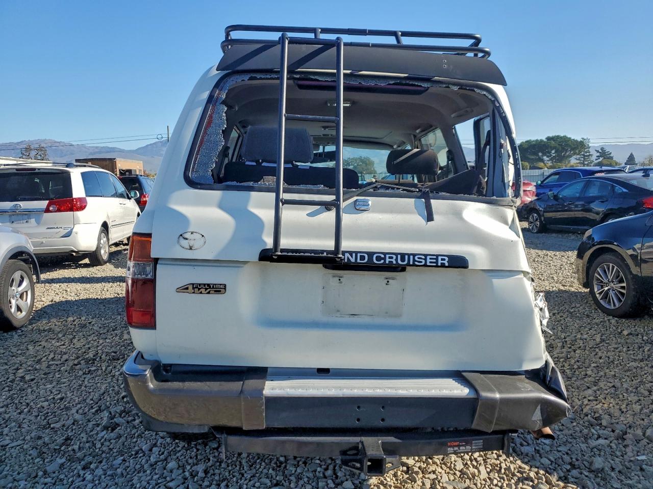 1994 Toyota Land Cruiser Dj81 White vin: JT3DJ81W9R0092470