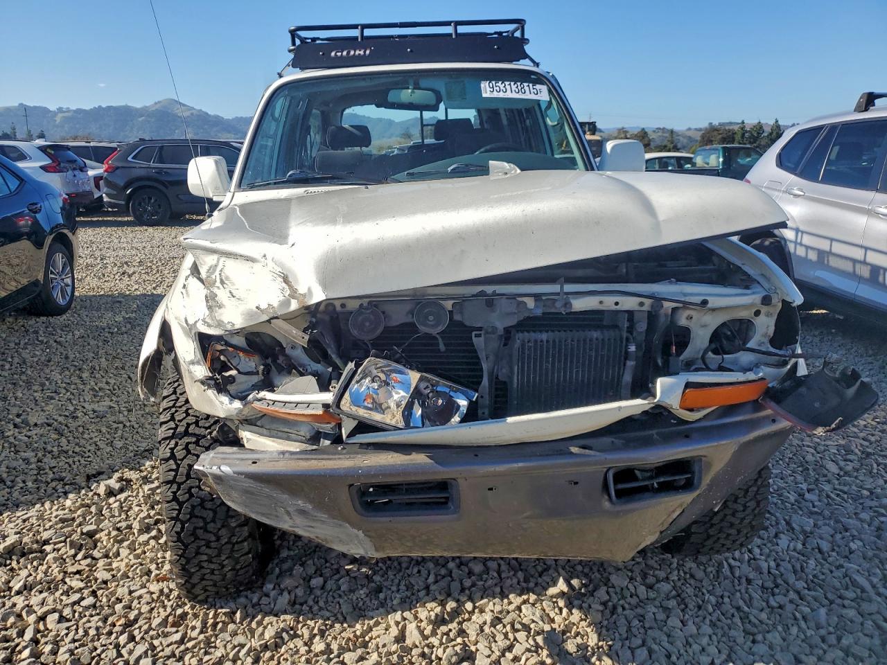 1994 Toyota Land Cruiser Dj81 White vin: JT3DJ81W9R0092470