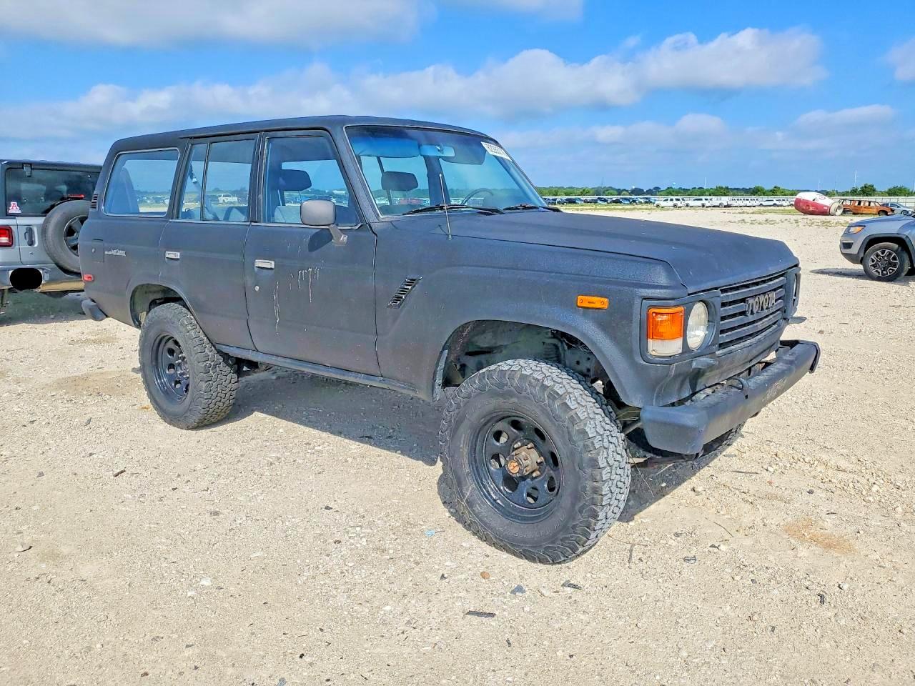 1985 Toyota Land Cruiser Fj60 Black vin: JT3FJ60G1F1131534