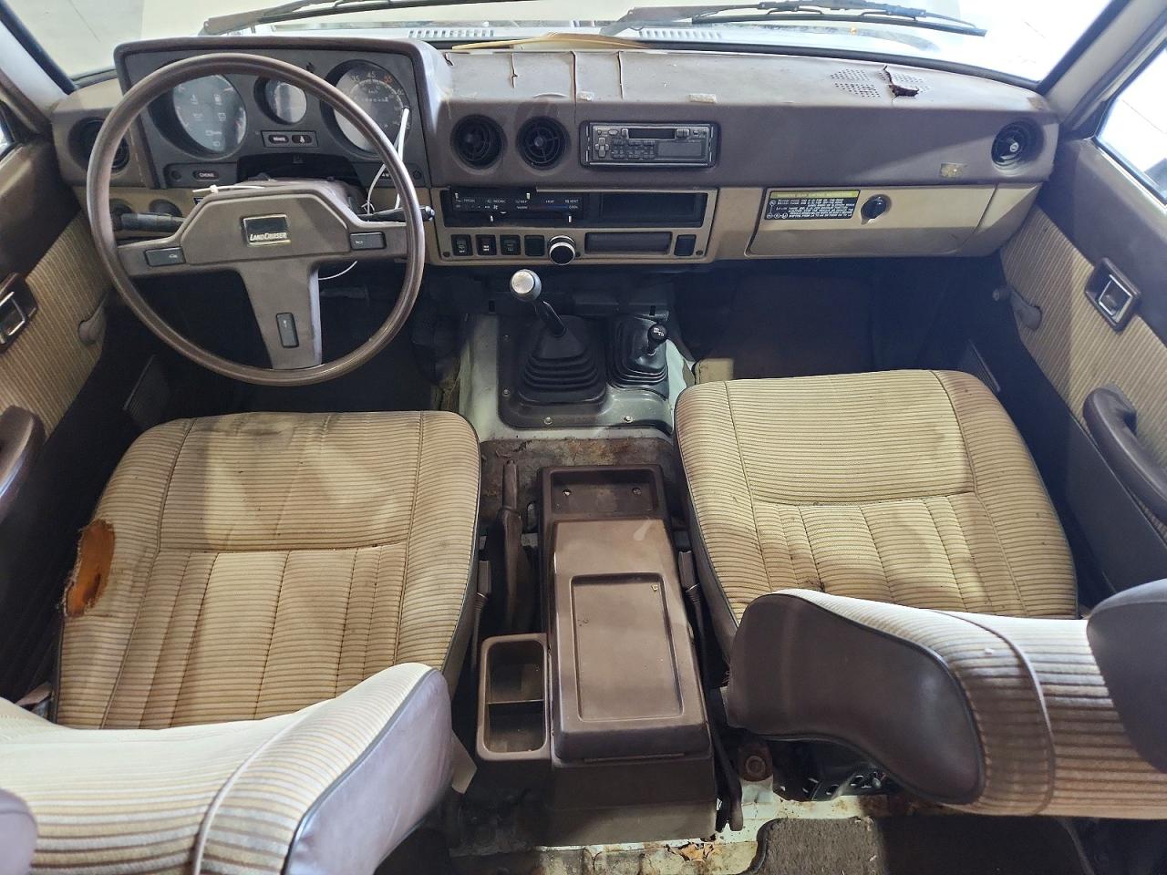 1984 Toyota Land Cruiser Fj60 White vin: JT3FJ60G4E1114452
