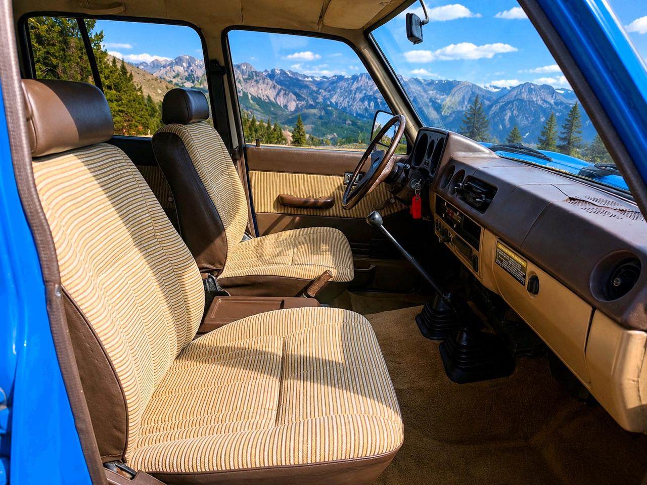 1983 Toyota Land Cruiser Fj60 Синий vin: JT3FJ60G6D0078851