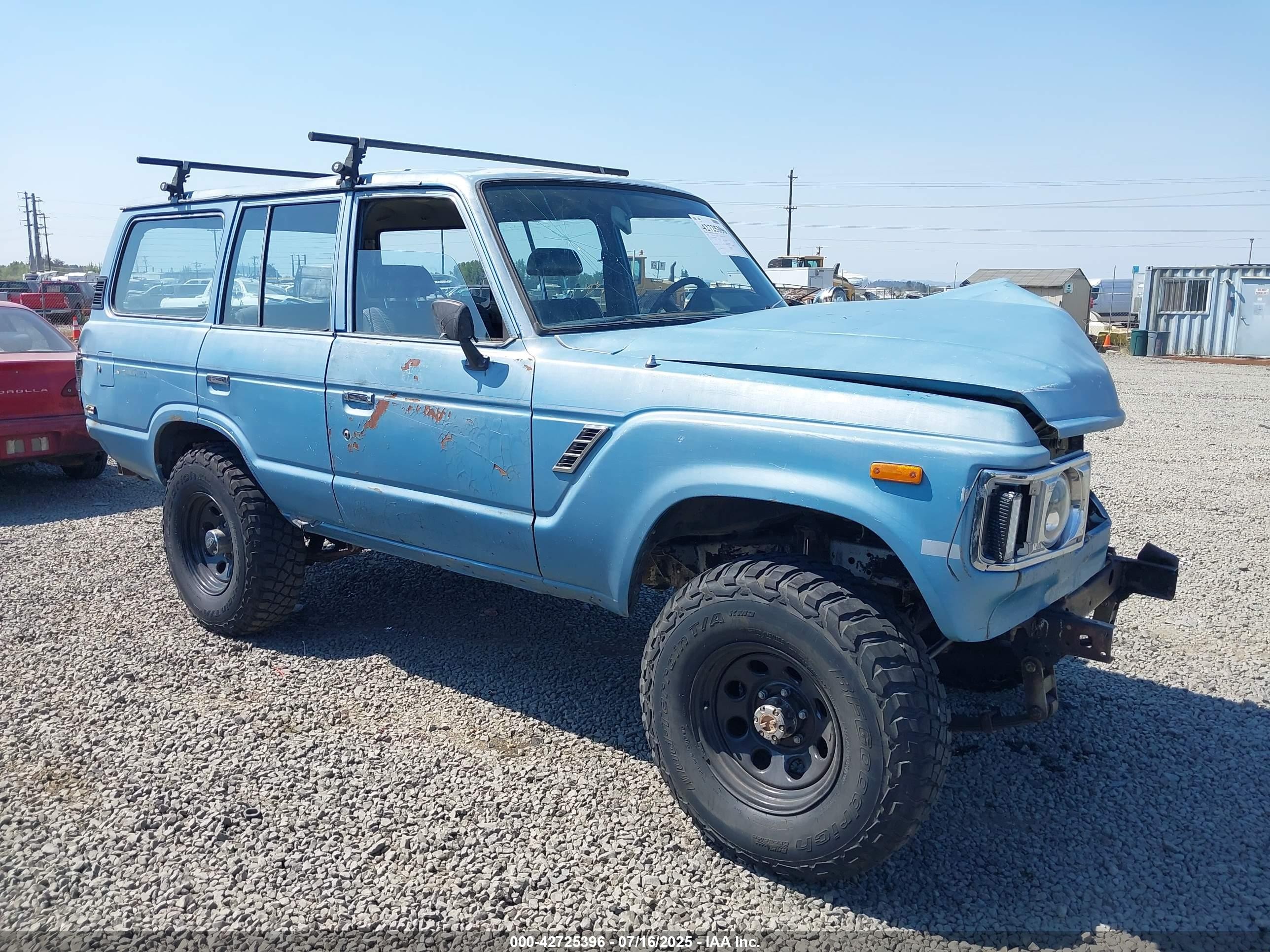 1984 Toyota Land Cruiser Fj60 Blue vin: JT3FJ60G9E0094429