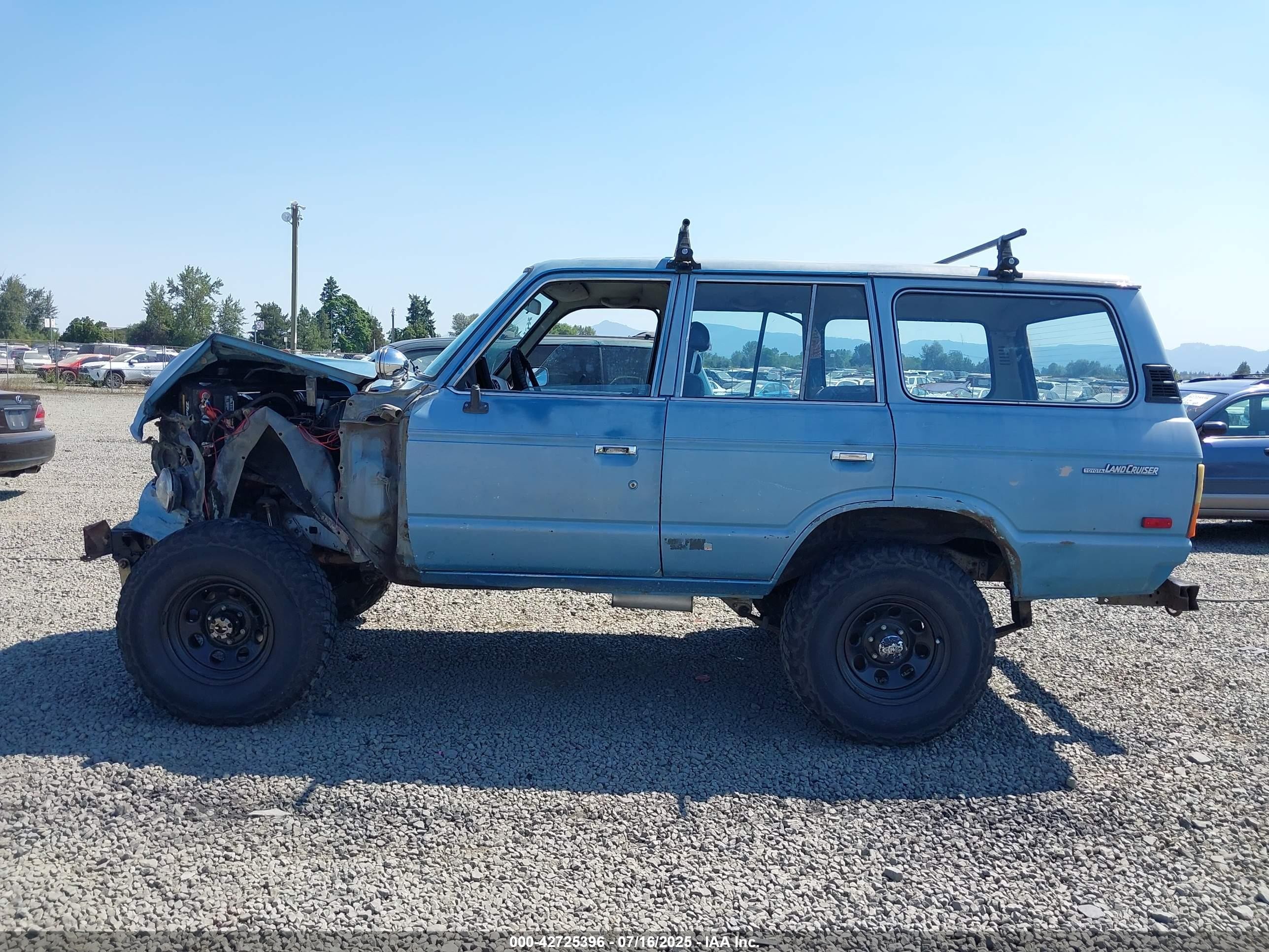 1984 Toyota Land Cruiser Fj60 Blue vin: JT3FJ60G9E0094429