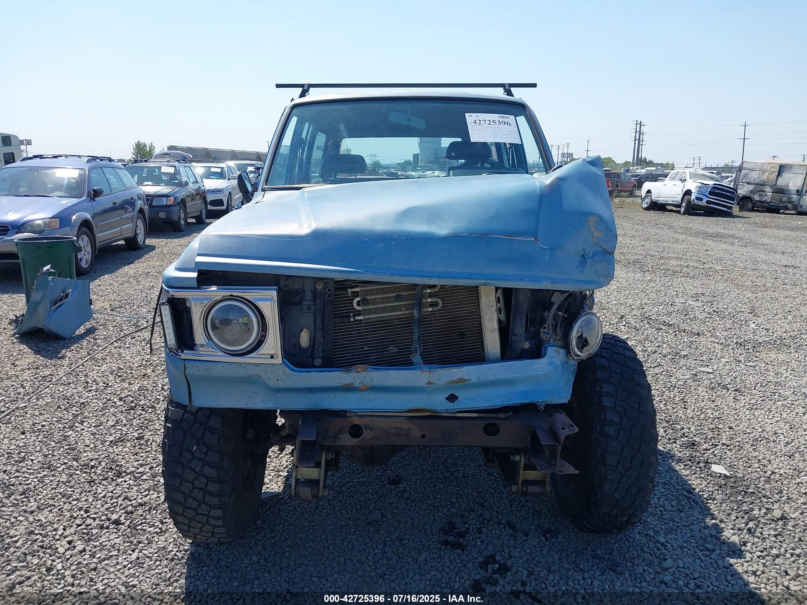 1984 Toyota Land Cruiser Fj60 Blue vin: JT3FJ60G9E0094429
