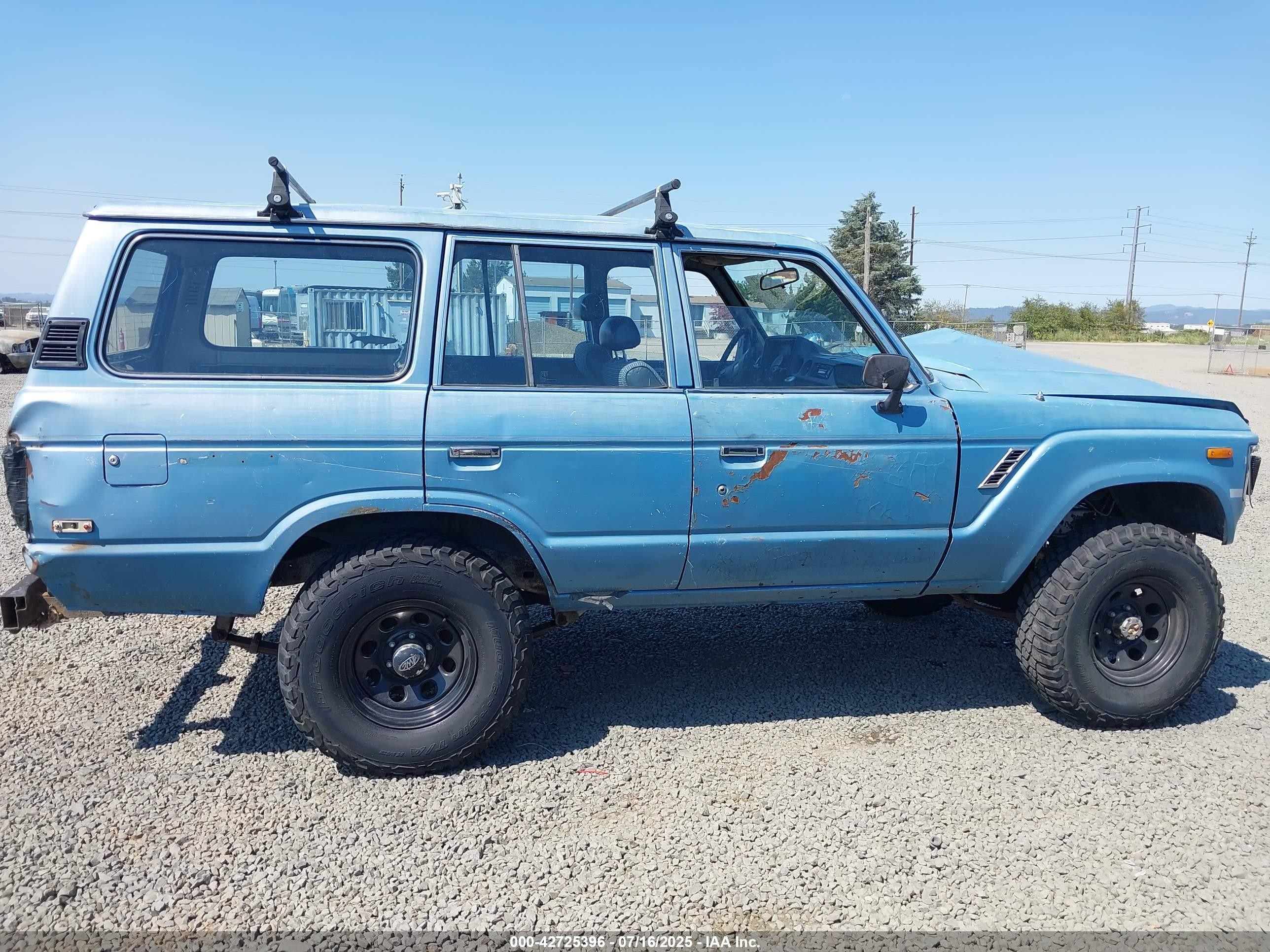 1984 Toyota Land Cruiser Fj60 Blue vin: JT3FJ60G9E0094429