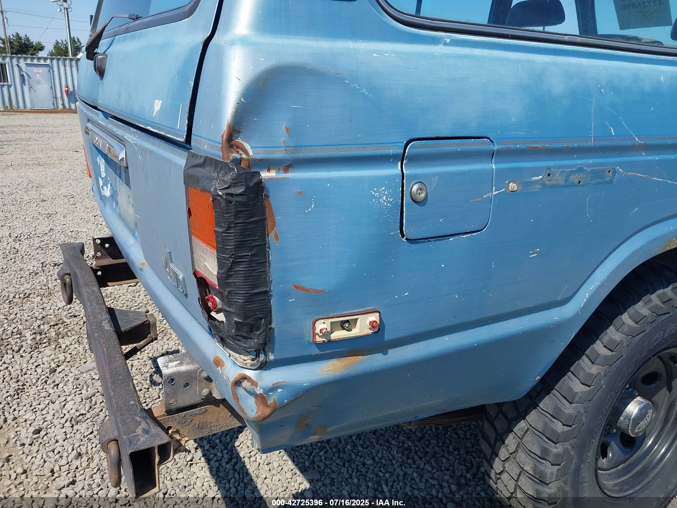 1984 Toyota Land Cruiser Fj60 Blue vin: JT3FJ60G9E0094429