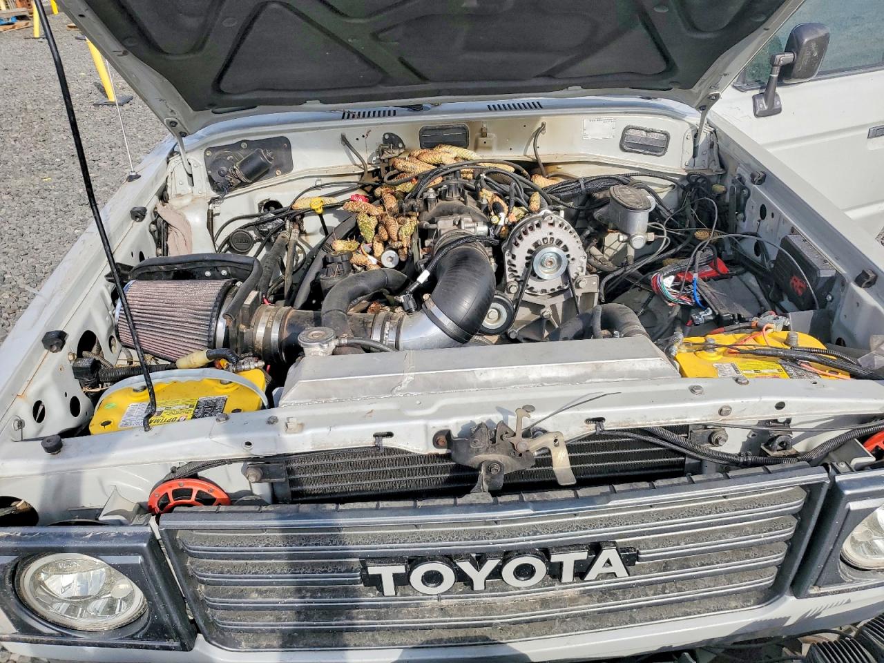 1988 Toyota Land Cruiser Fj62 Gx Gray vin: JT3FJ62G0J0096240