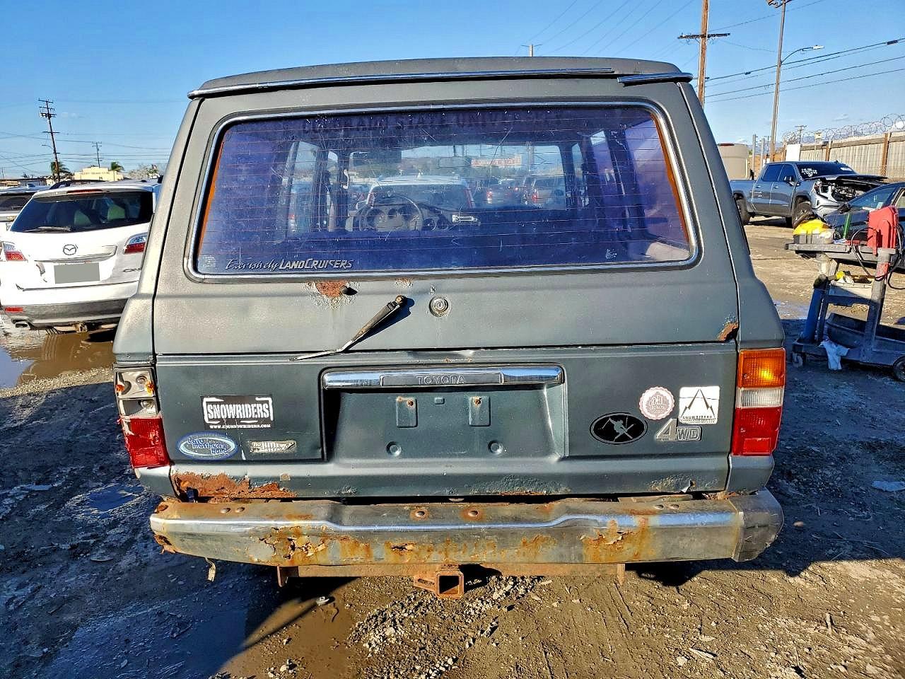 1988 Toyota Land Cruiser Green vin: JT3FJ62G1J0079091