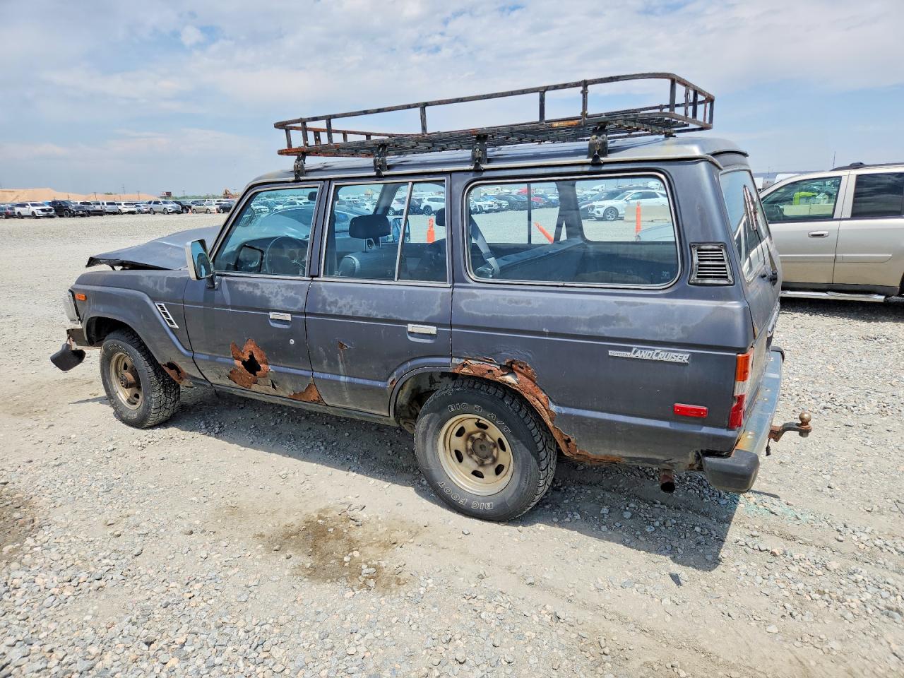 1989 Toyota Land Cruiser Fj62 Gx Gray vin: JT3FJ62G1K1103949