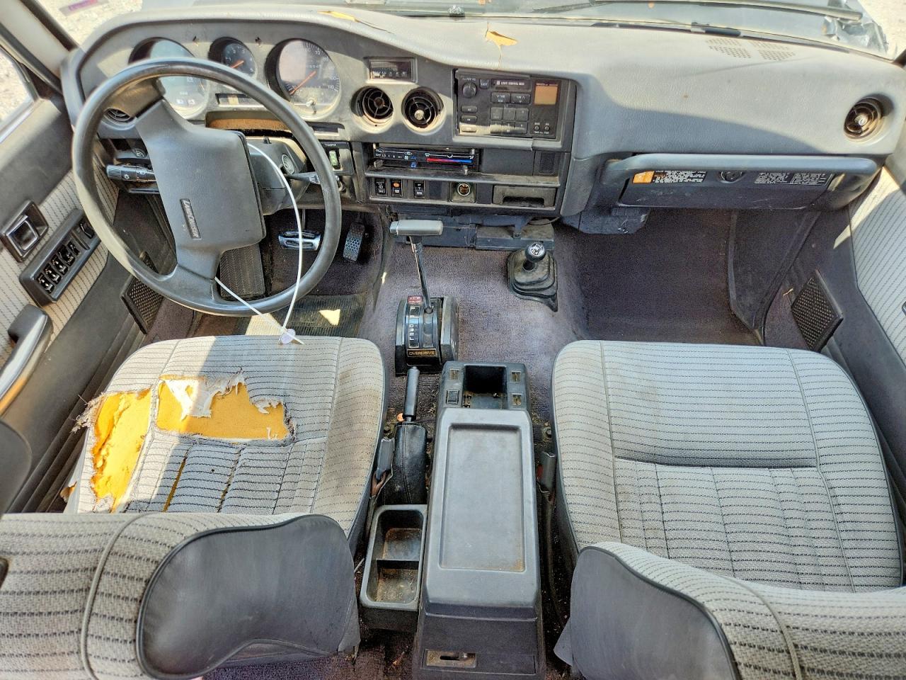 1989 Toyota Land Cruiser Fj62 Gx Gray vin: JT3FJ62G1K1103949
