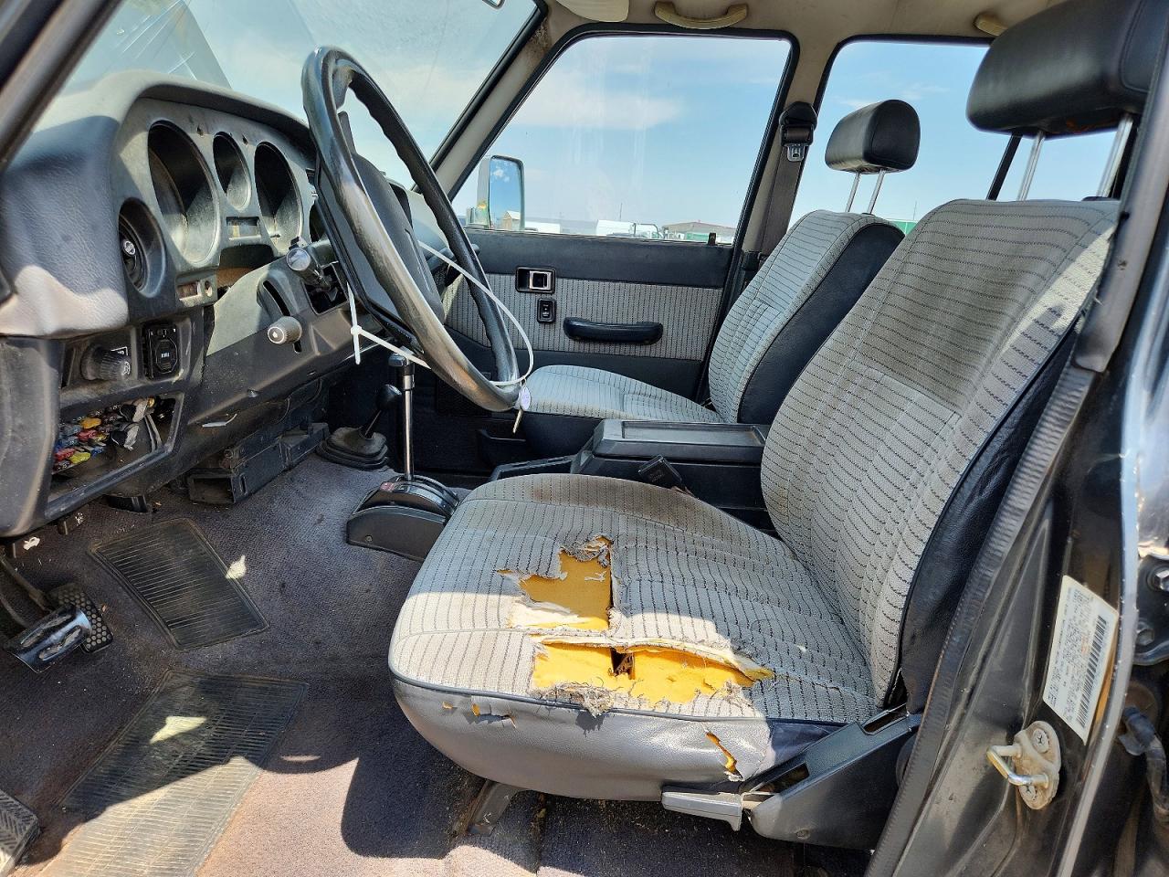 1989 Toyota Land Cruiser Fj62 Gx Gray vin: JT3FJ62G1K1103949