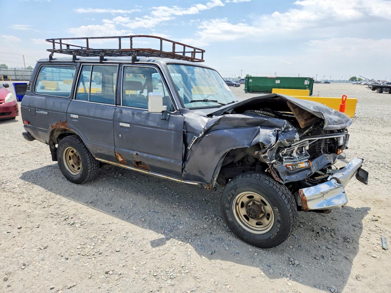 1989 Toyota Land Cruiser Fj62 Gx Gray vin: JT3FJ62G1K1103949