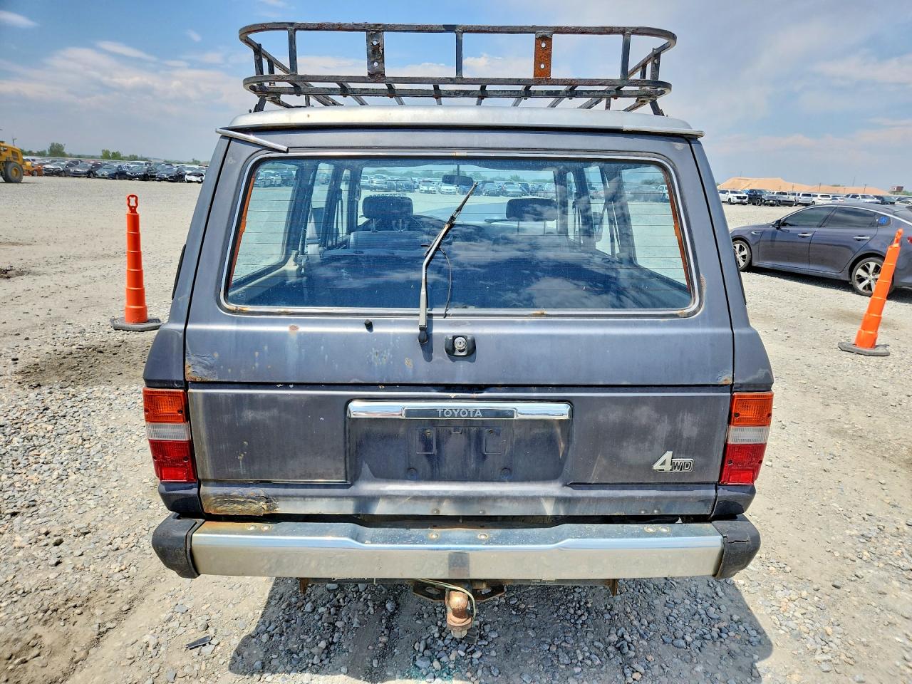 1989 Toyota Land Cruiser Fj62 Gx Gray vin: JT3FJ62G1K1103949