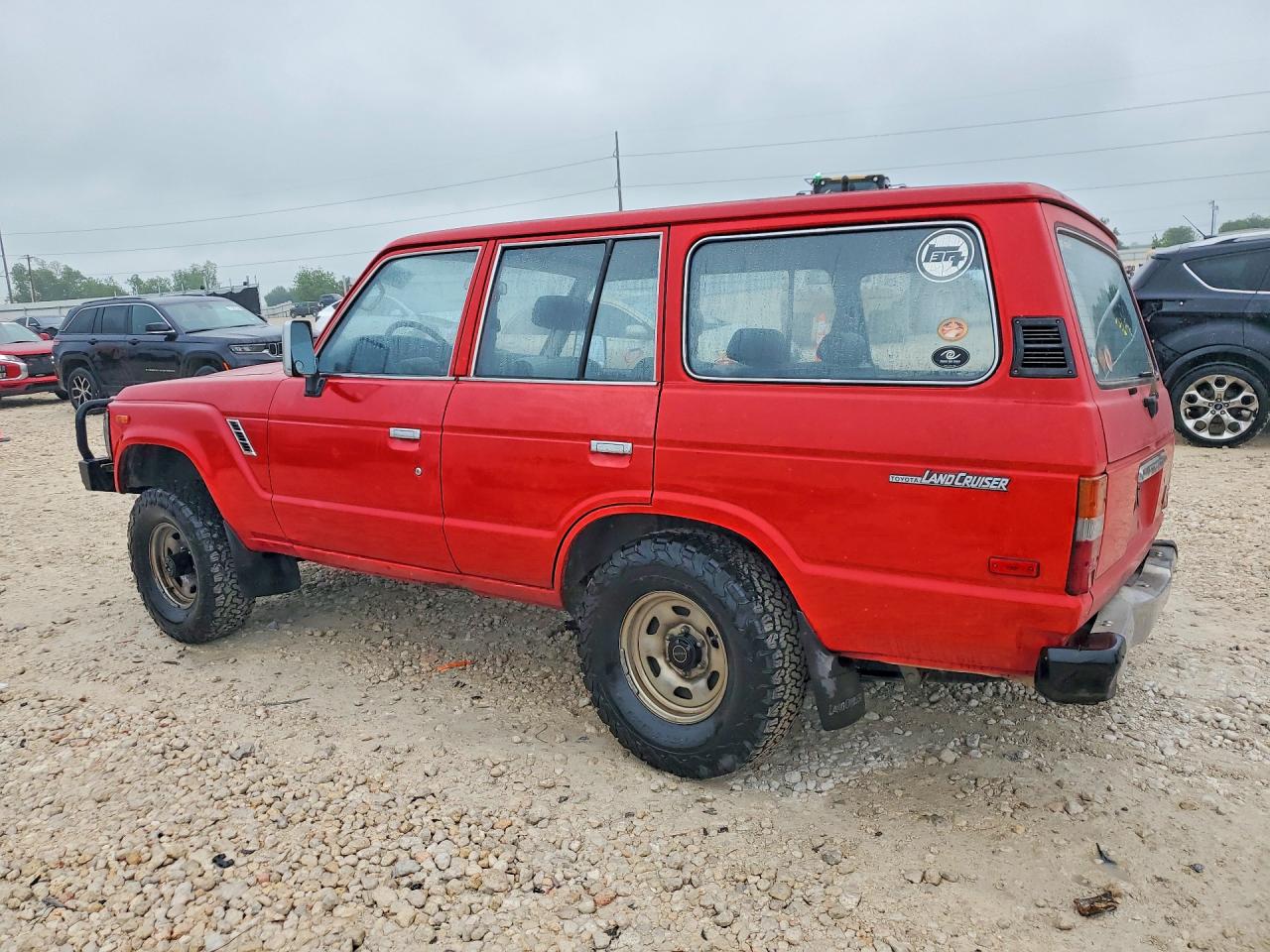 1989 Toyota Land Cruiser Fj62 Gx Red vin: JT3FJ62G9K1111121