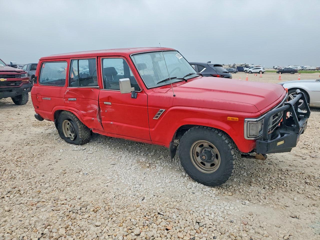 1989 Toyota Land Cruiser Fj62 Gx Red vin: JT3FJ62G9K1111121