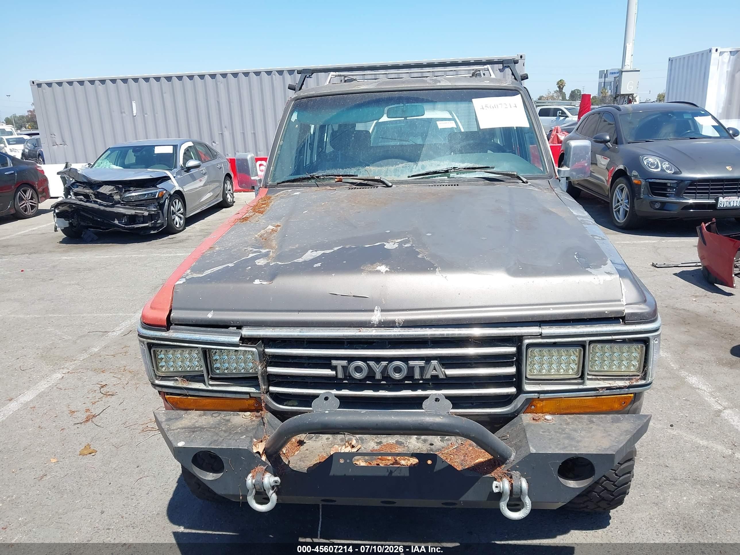 1989 Toyota Land Cruiser Fj62 Gx Серый vin: JT3FJ62GXK0096263