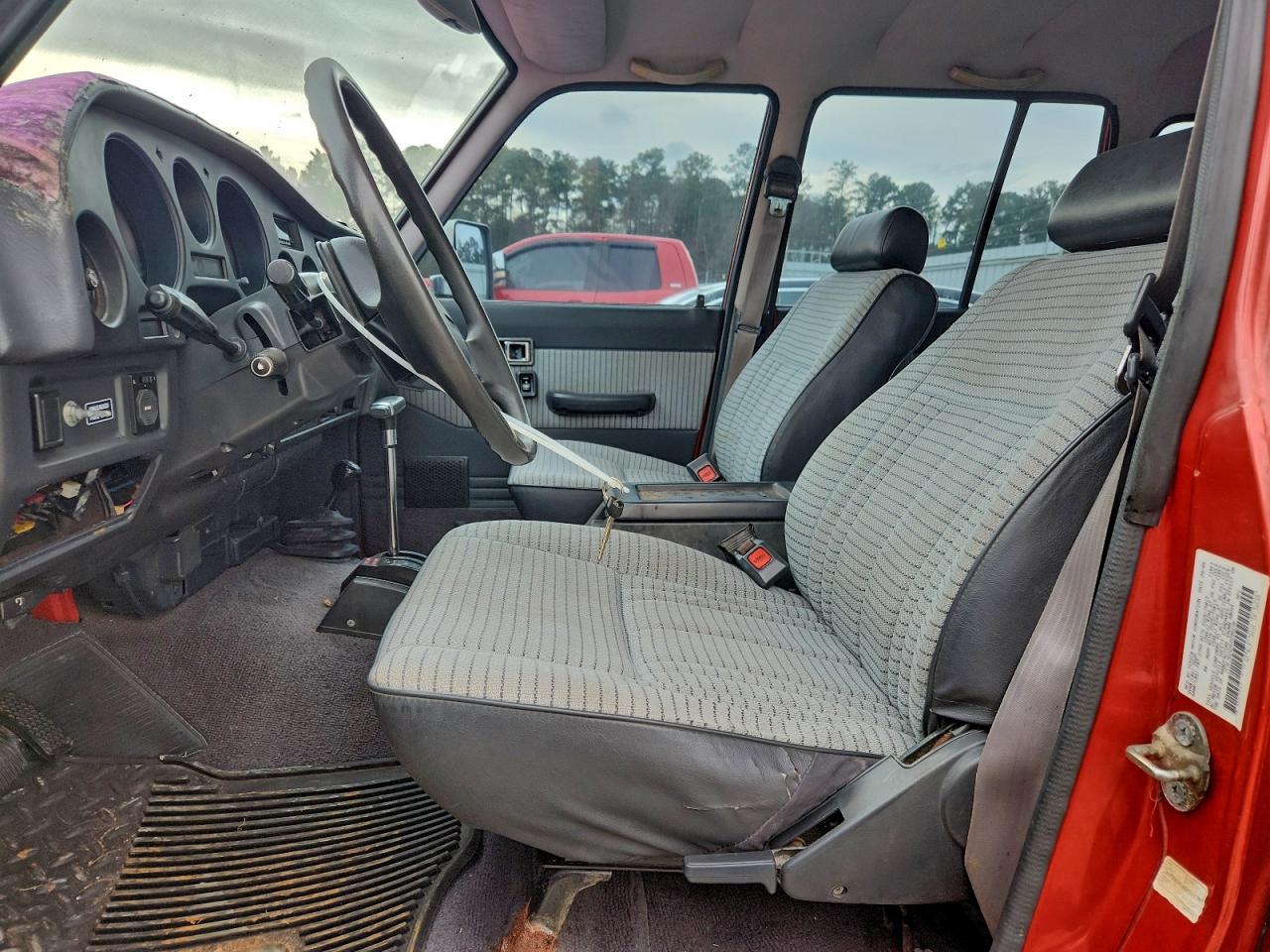 1989 Toyota Land Cruiser Fj62 Gx Red vin: JT3FJ62GXK0098238