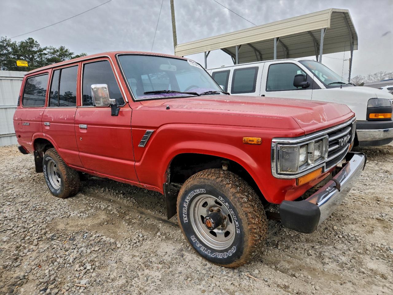 1989 Toyota Land Cruiser Fj62 Gx Red vin: JT3FJ62GXK0098238