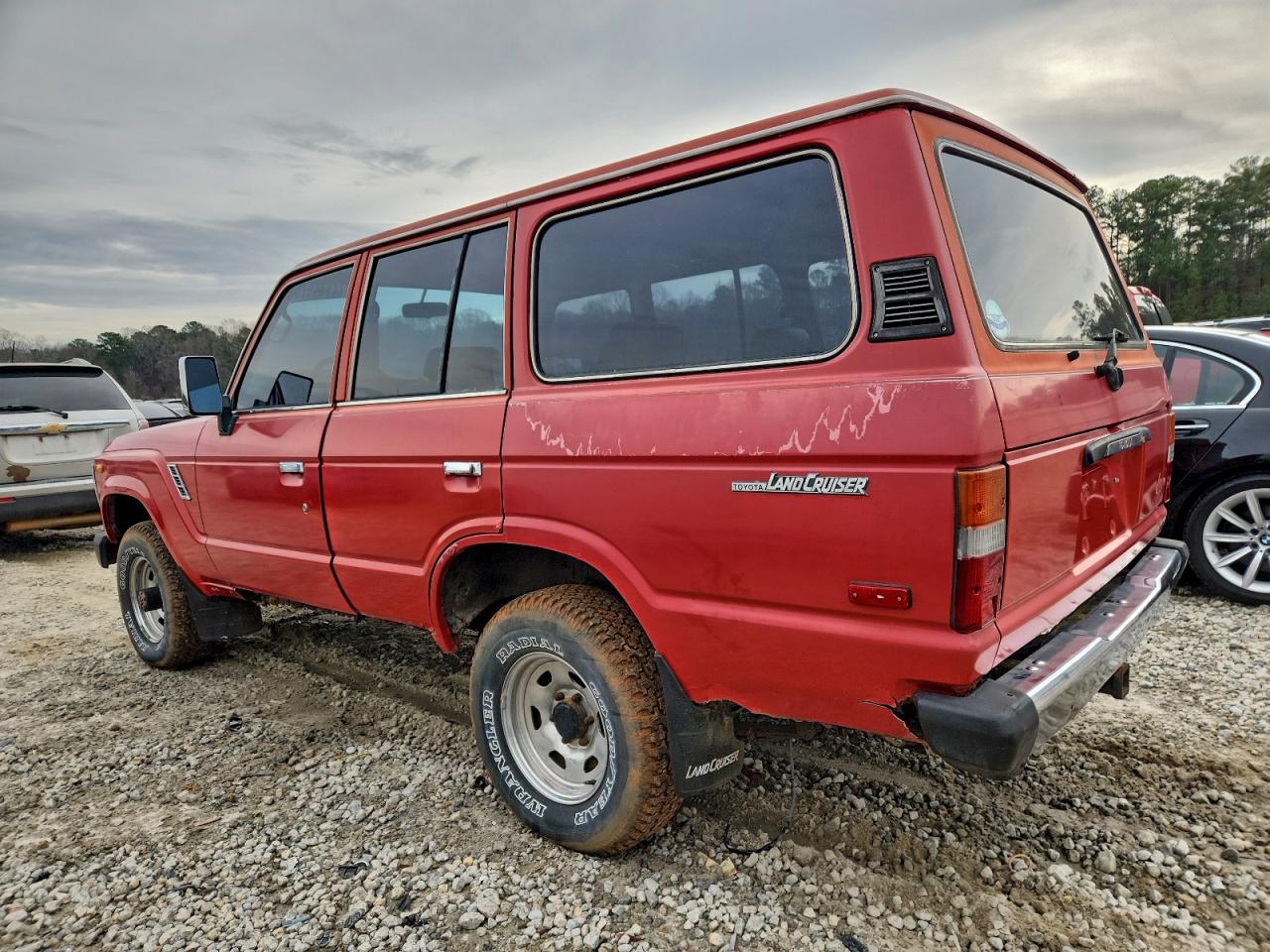 1989 Toyota Land Cruiser Fj62 Gx Red vin: JT3FJ62GXK0098238