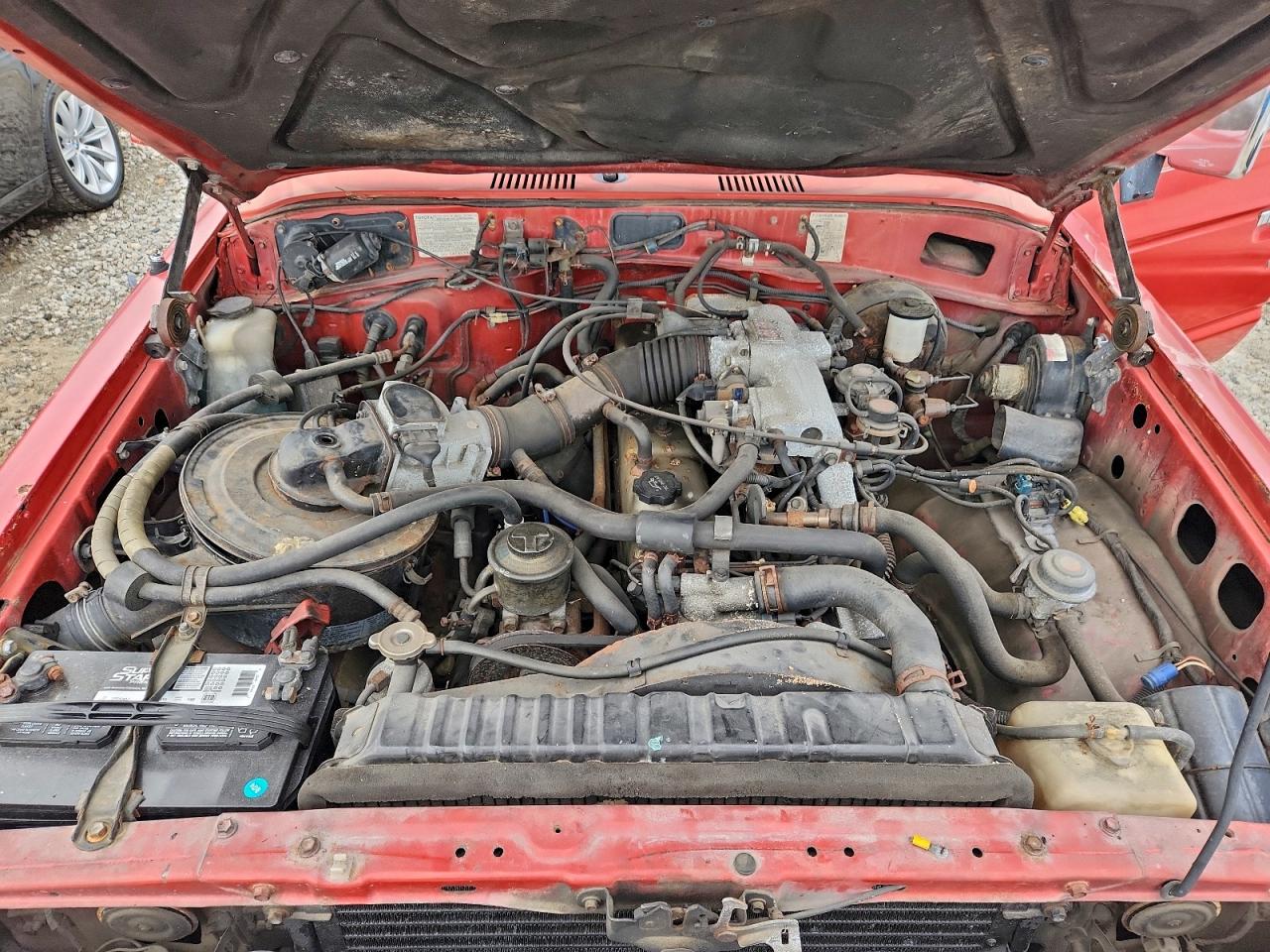 1989 Toyota Land Cruiser Fj62 Gx Red vin: JT3FJ62GXK0098238