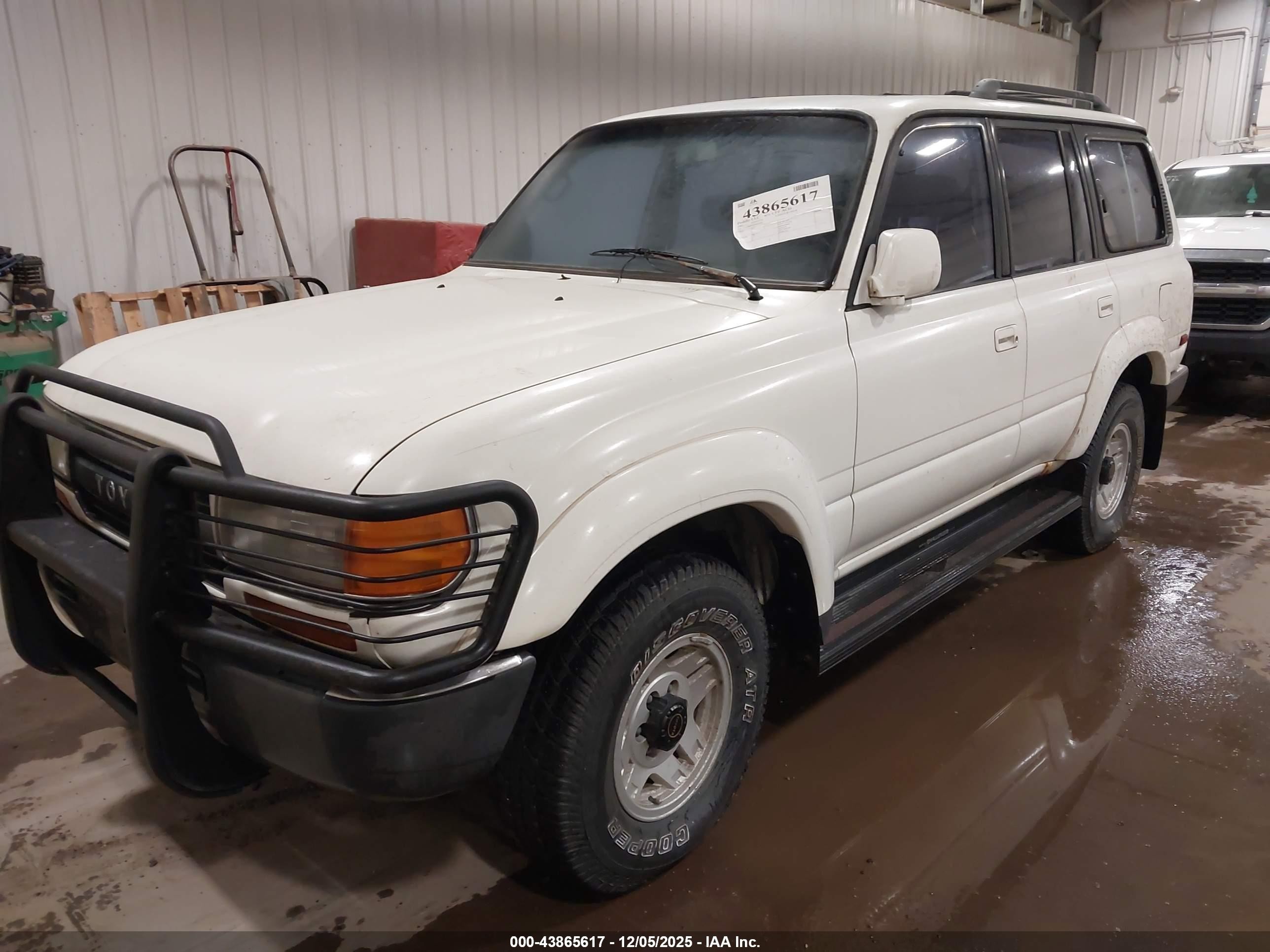 1992 Toyota Land Cruiser Fj80 Белый vin: JT3FJ80W0N0049284