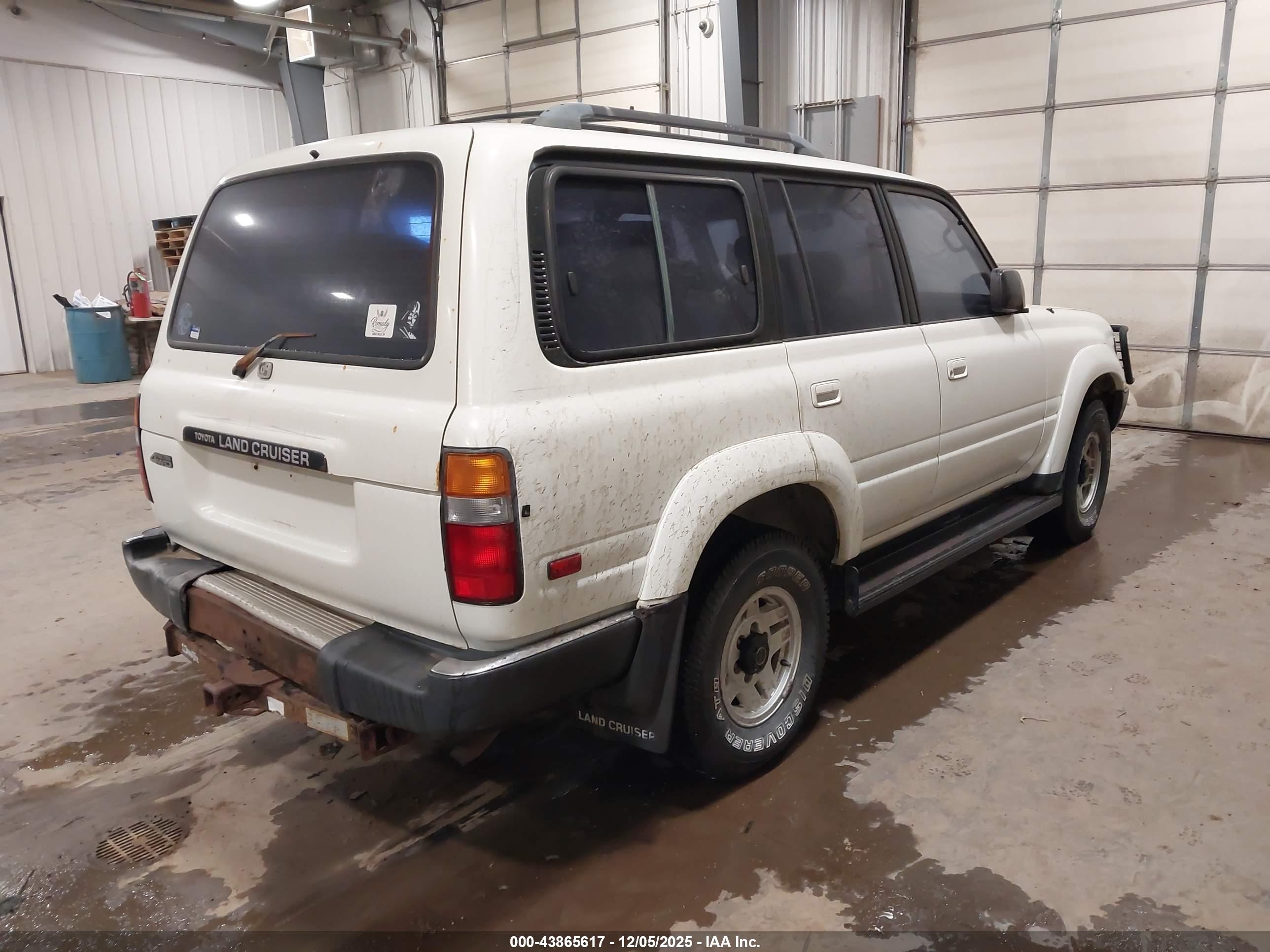 1992 Toyota Land Cruiser Fj80 Белый vin: JT3FJ80W0N0049284