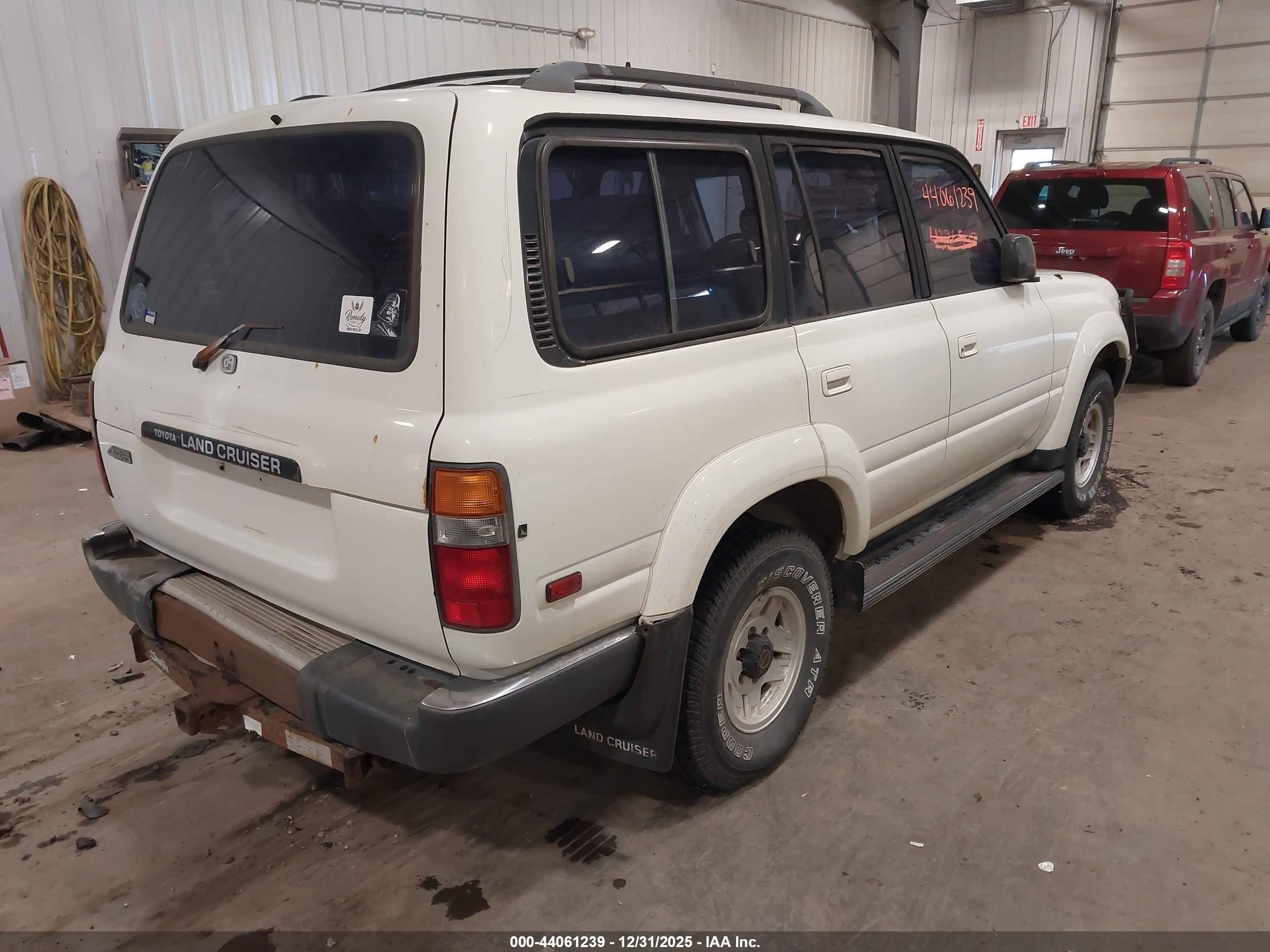 1992 Toyota Land Cruiser Fj80 Белый vin: JT3FJ80W0N0049284