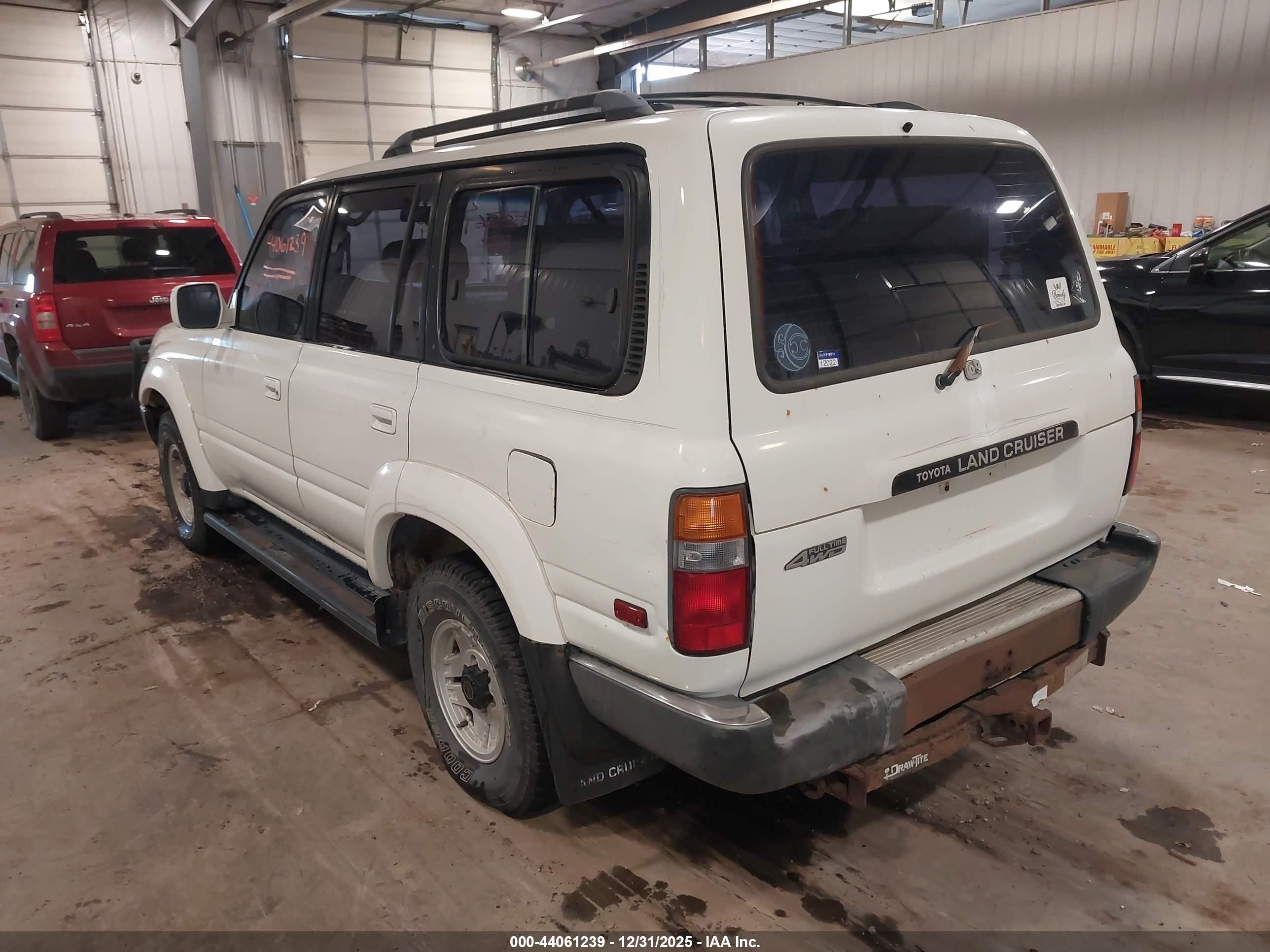 1992 Toyota Land Cruiser Fj80 Белый vin: JT3FJ80W0N0049284