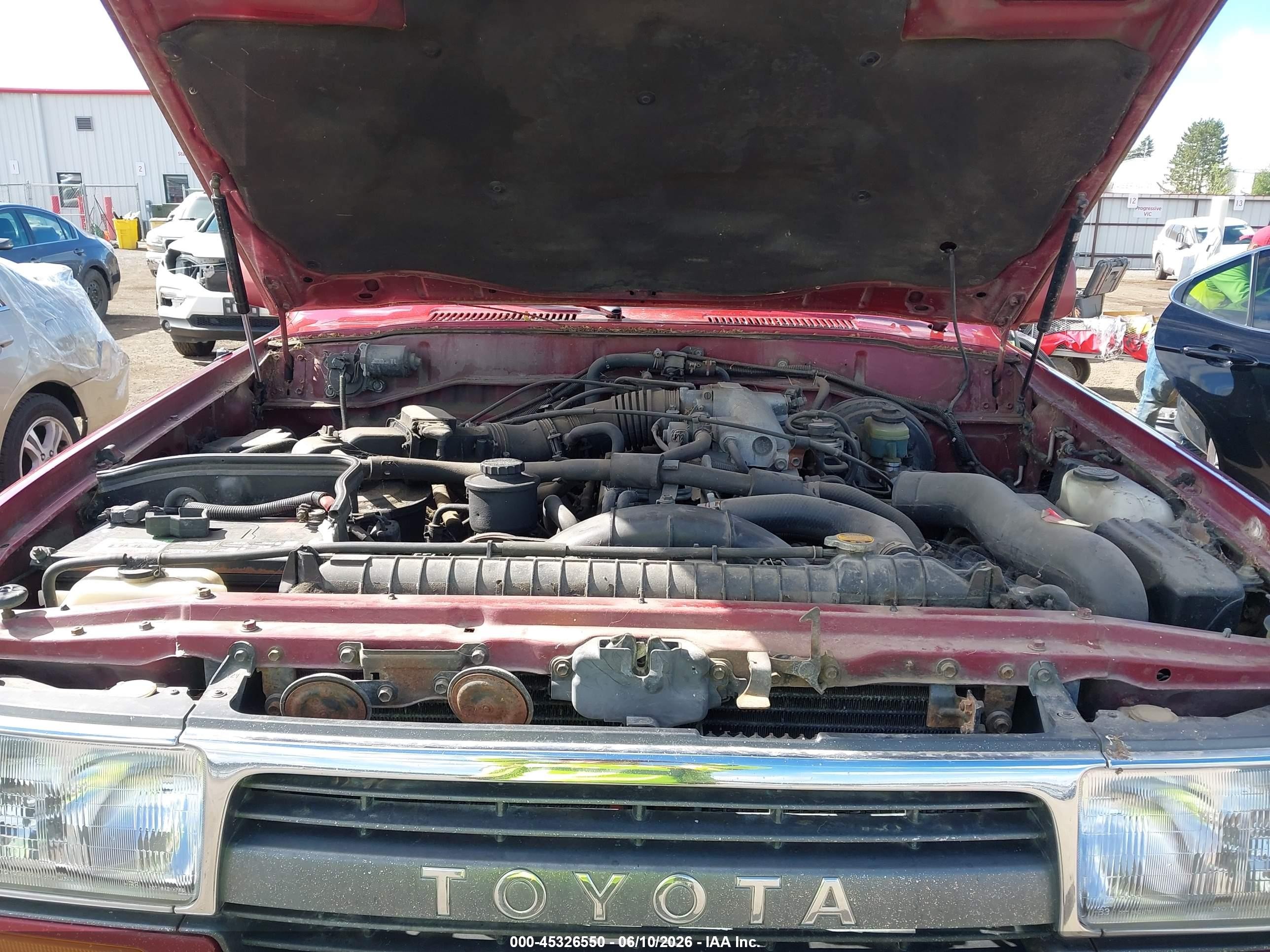 1991 Toyota Land Cruiser Fj80 Красный vin: JT3FJ80W1M0031777