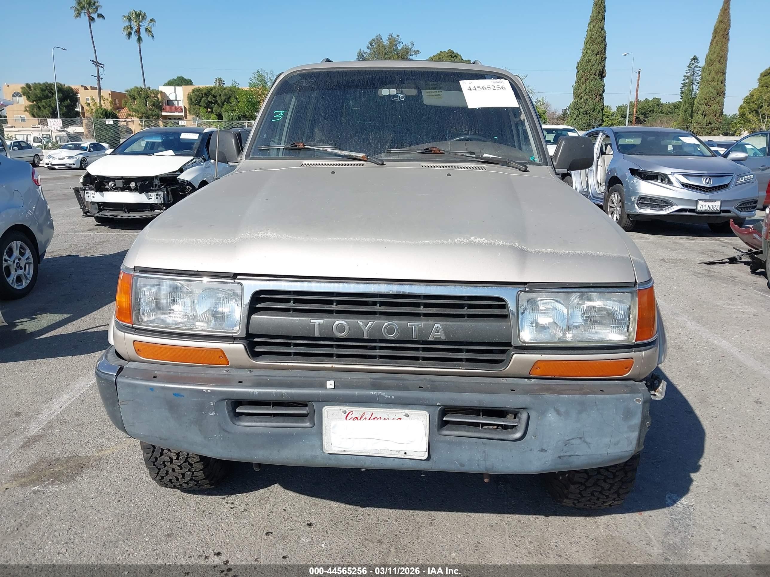 1992 Toyota Land Cruiser Fj80 Beige vin: JT3FJ80W1N0050041