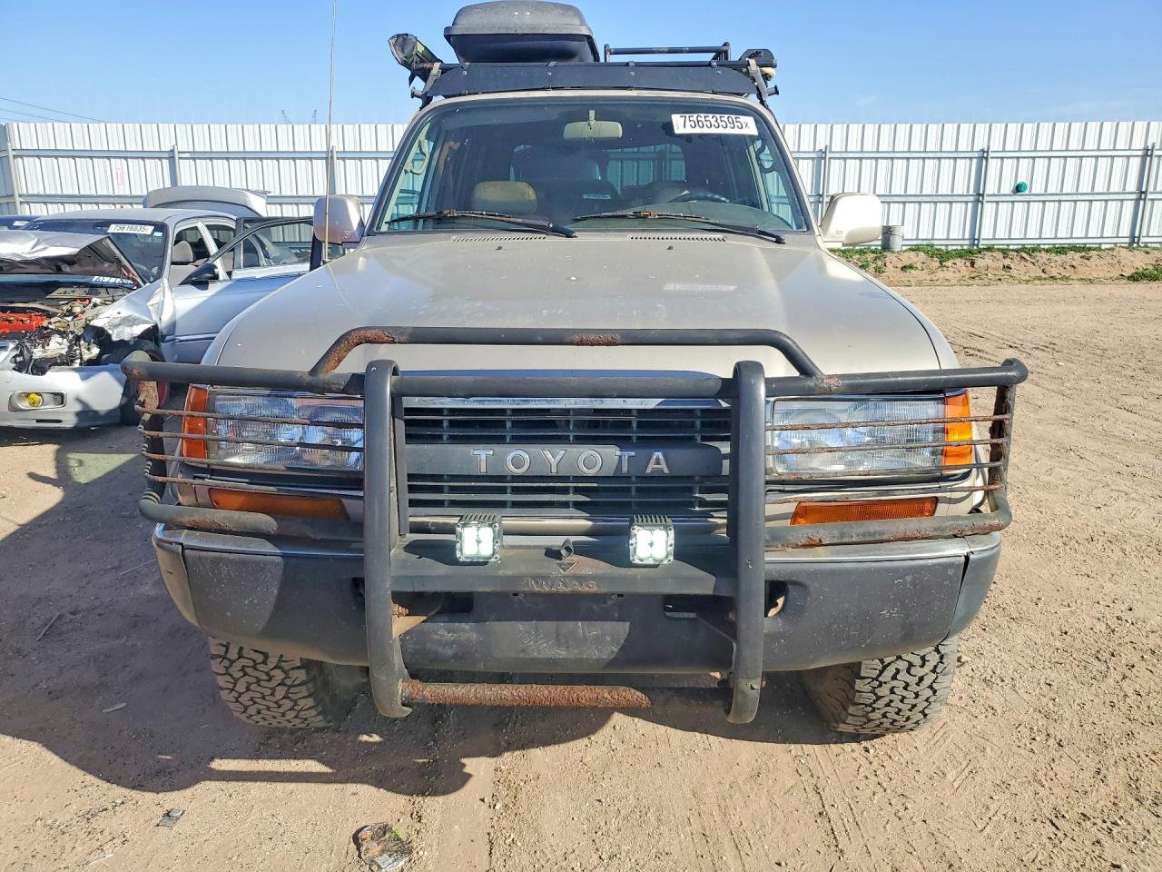 1992 Toyota Land Cruiser Fj80 Желто-коричневый vin: JT3FJ80W2N0042918