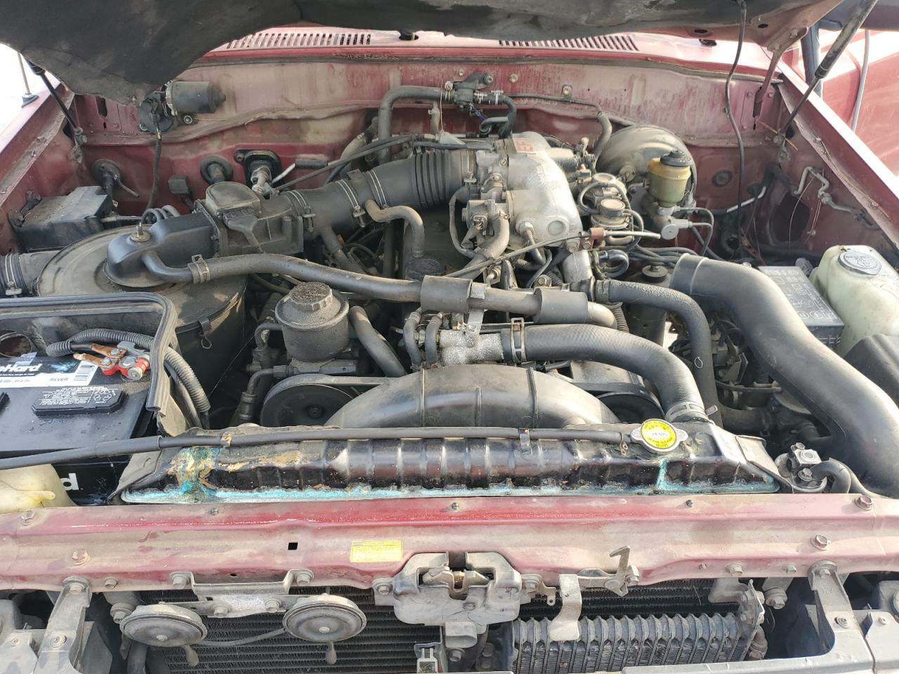 1992 Toyota Land Cruiser Fj80 Бордовый vin: JT3FJ80W2N0049304