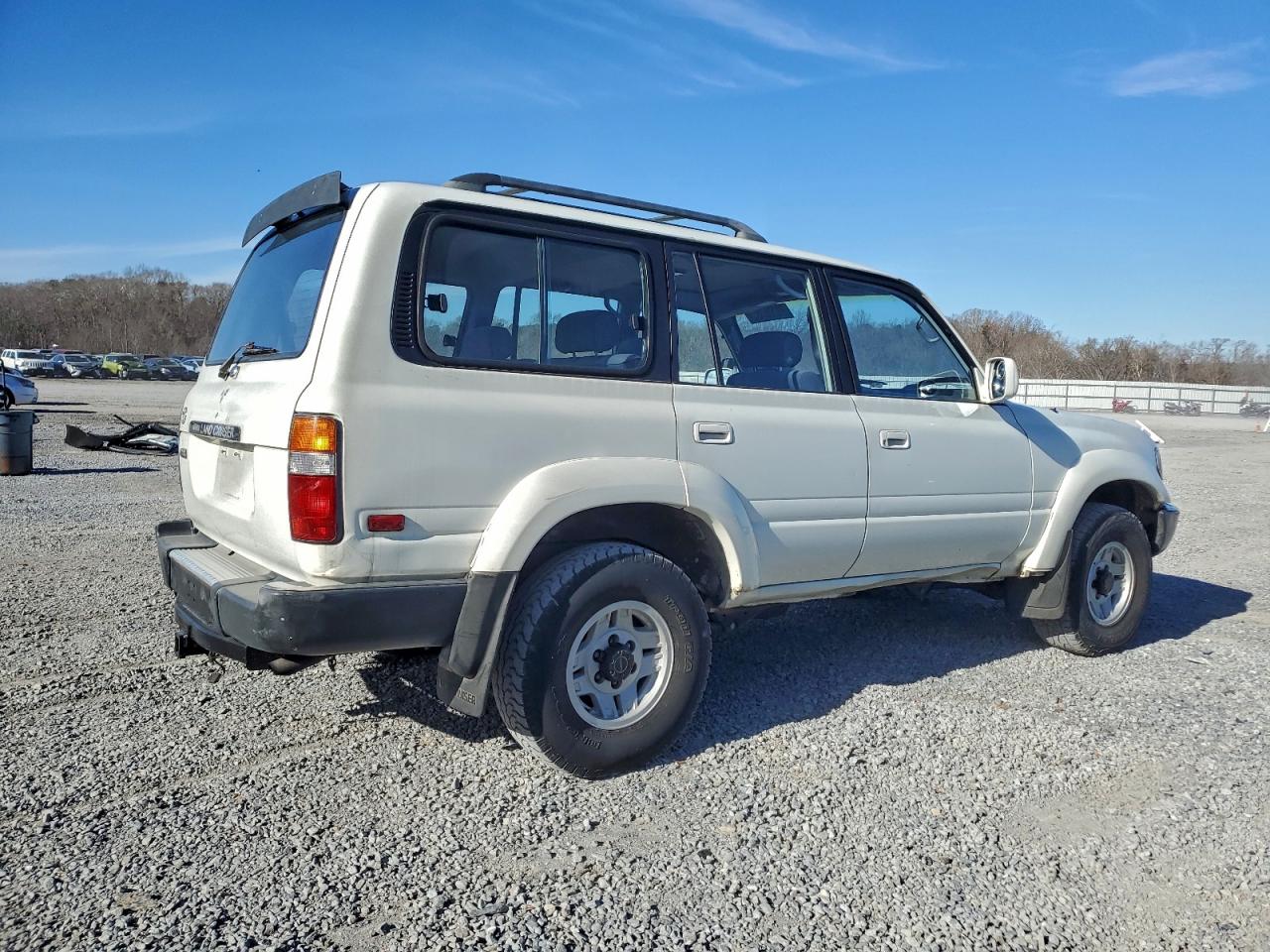 1992 Toyota Land Cruiser Fj80 White vin: JT3FJ80W2N0049495