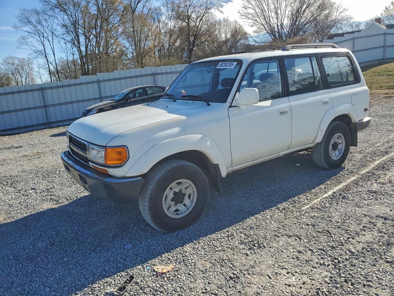 1992 Toyota Land Cruiser Fj80 White vin: JT3FJ80W2N0049495