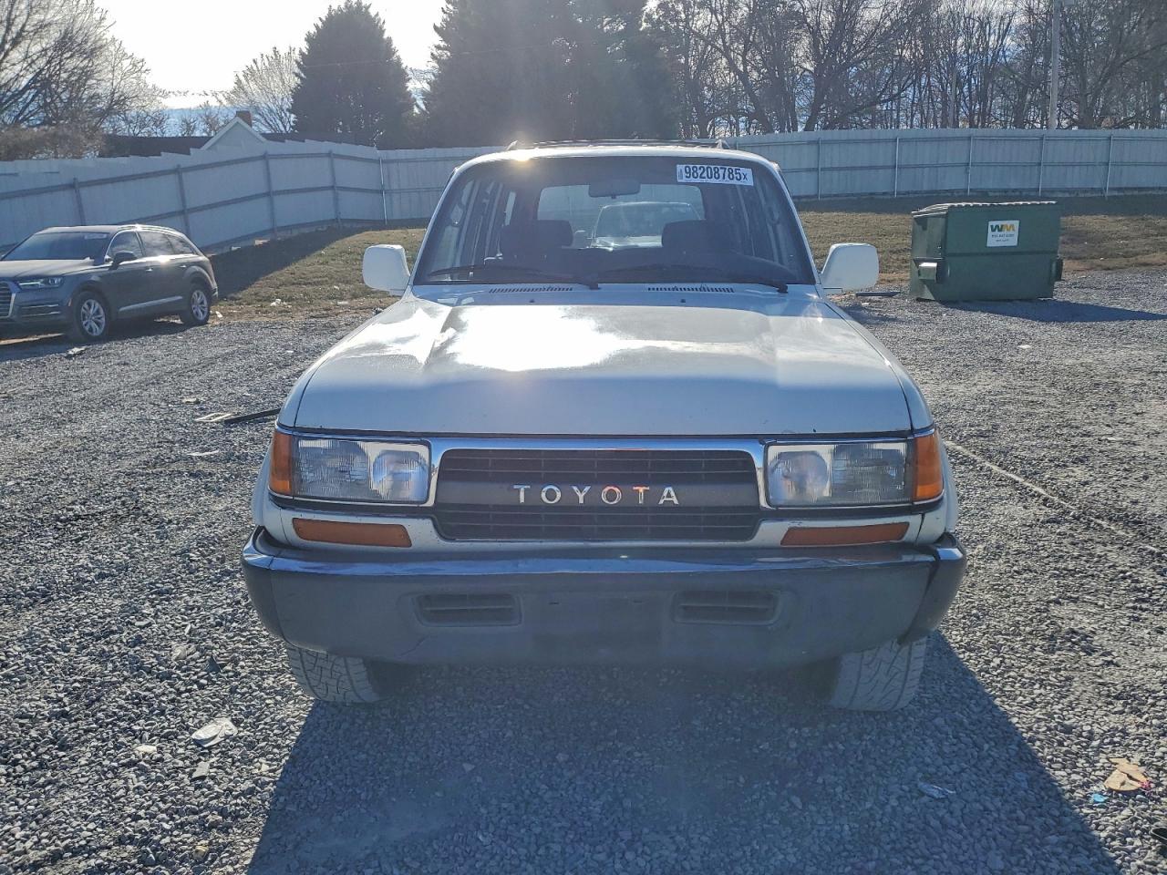 1992 Toyota Land Cruiser Fj80 White vin: JT3FJ80W2N0049495