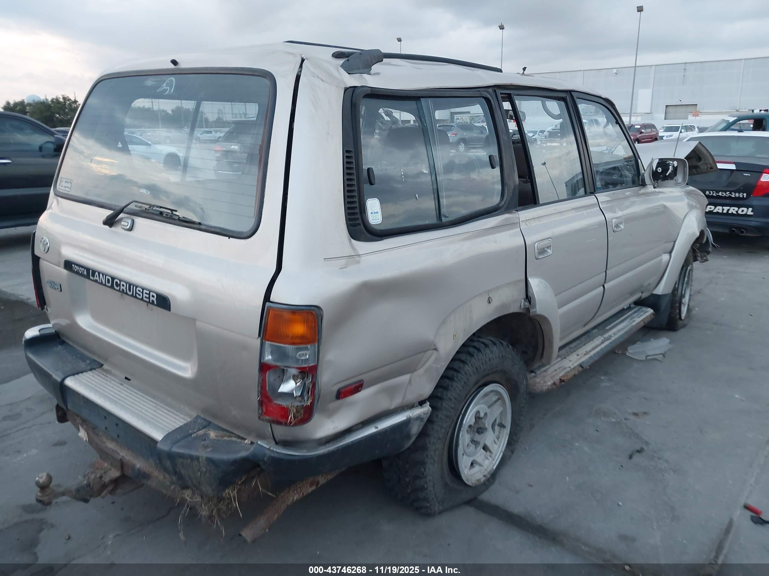 1992 Toyota Land Cruiser Fj80 Beige vin: JT3FJ80W3N0042202