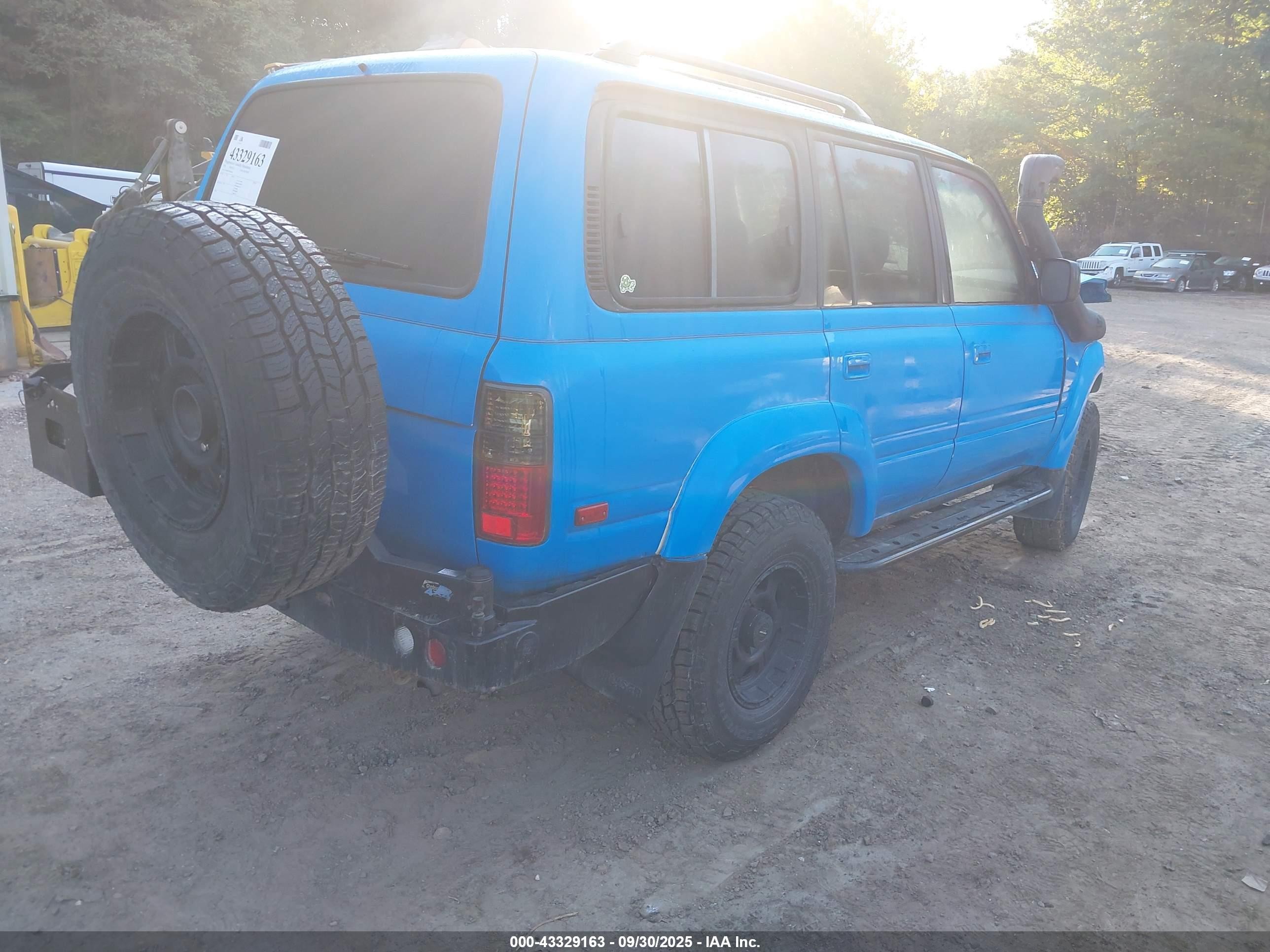 1992 Toyota Land Cruiser Fj80 Blue vin: JT3FJ80W3N0050249
