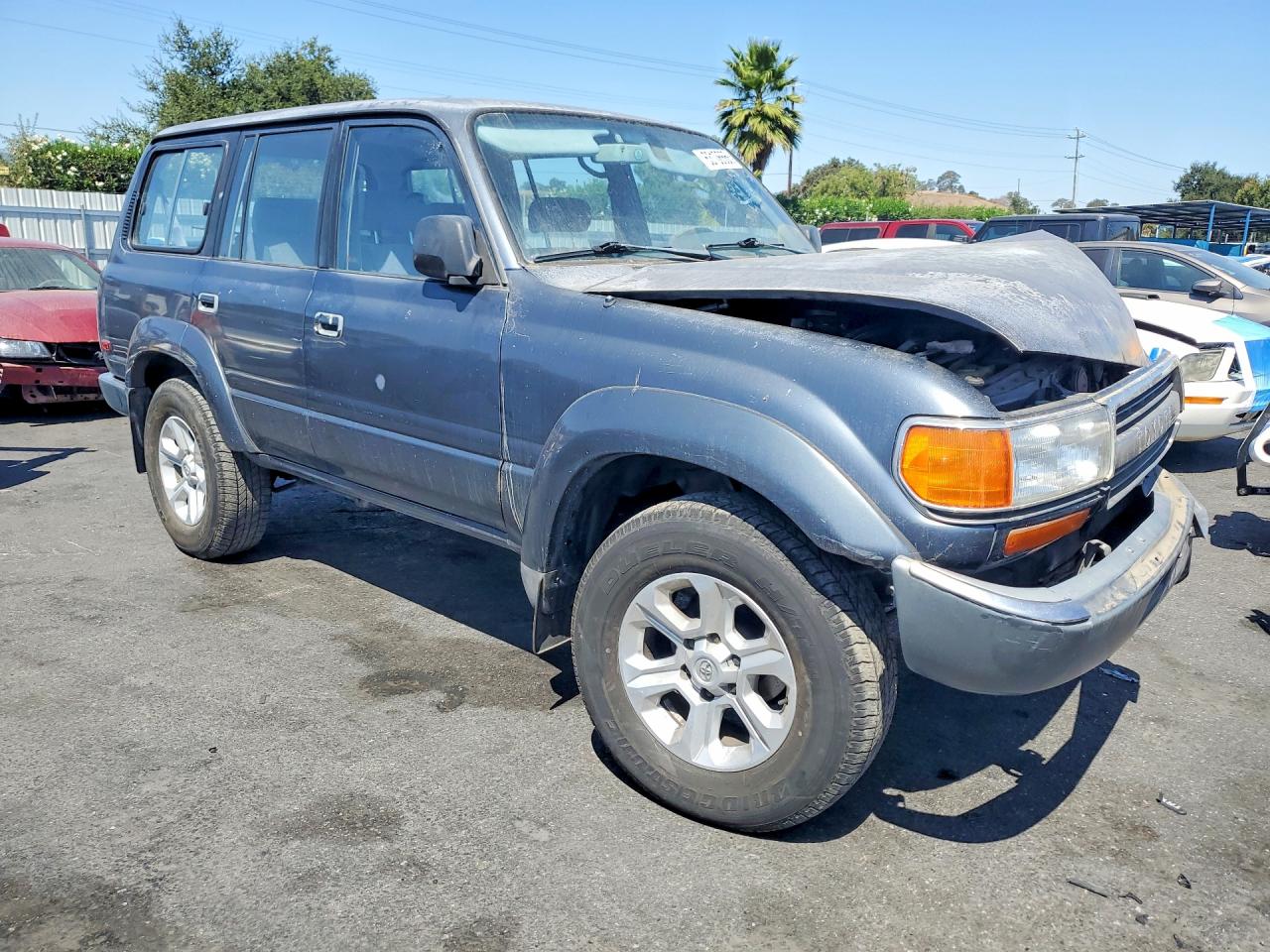 1991 Toyota Land Cruiser Fj80 Gray vin: JT3FJ80W5M0024847