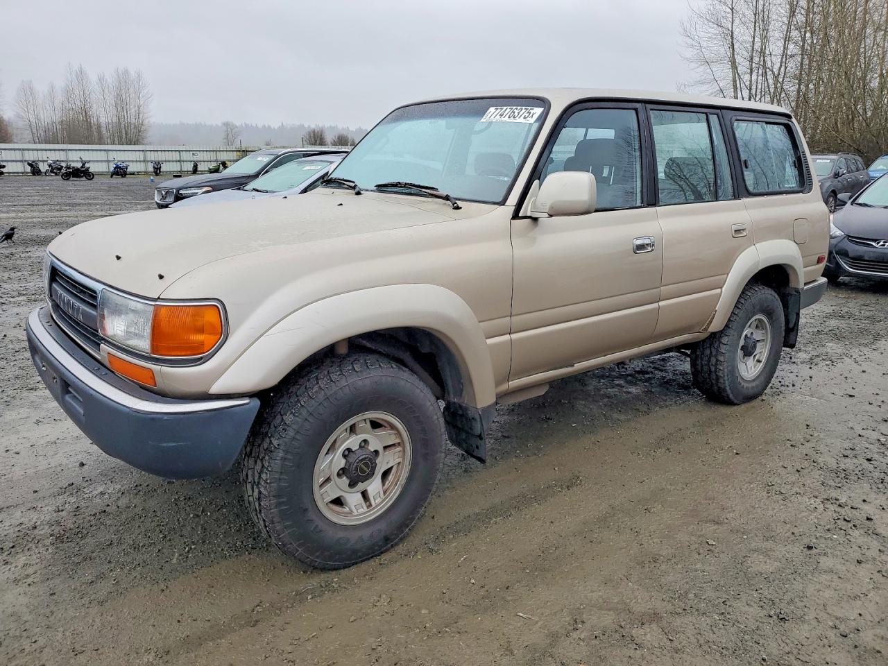1992 Toyota Land Cruiser Fj80 Желто-коричневый vin: JT3FJ80W5N0042167