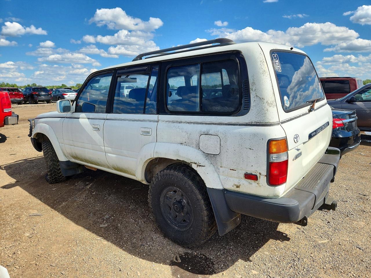 1992 Toyota Land Cruiser Fj80 White vin: JT3FJ80W6N0041559